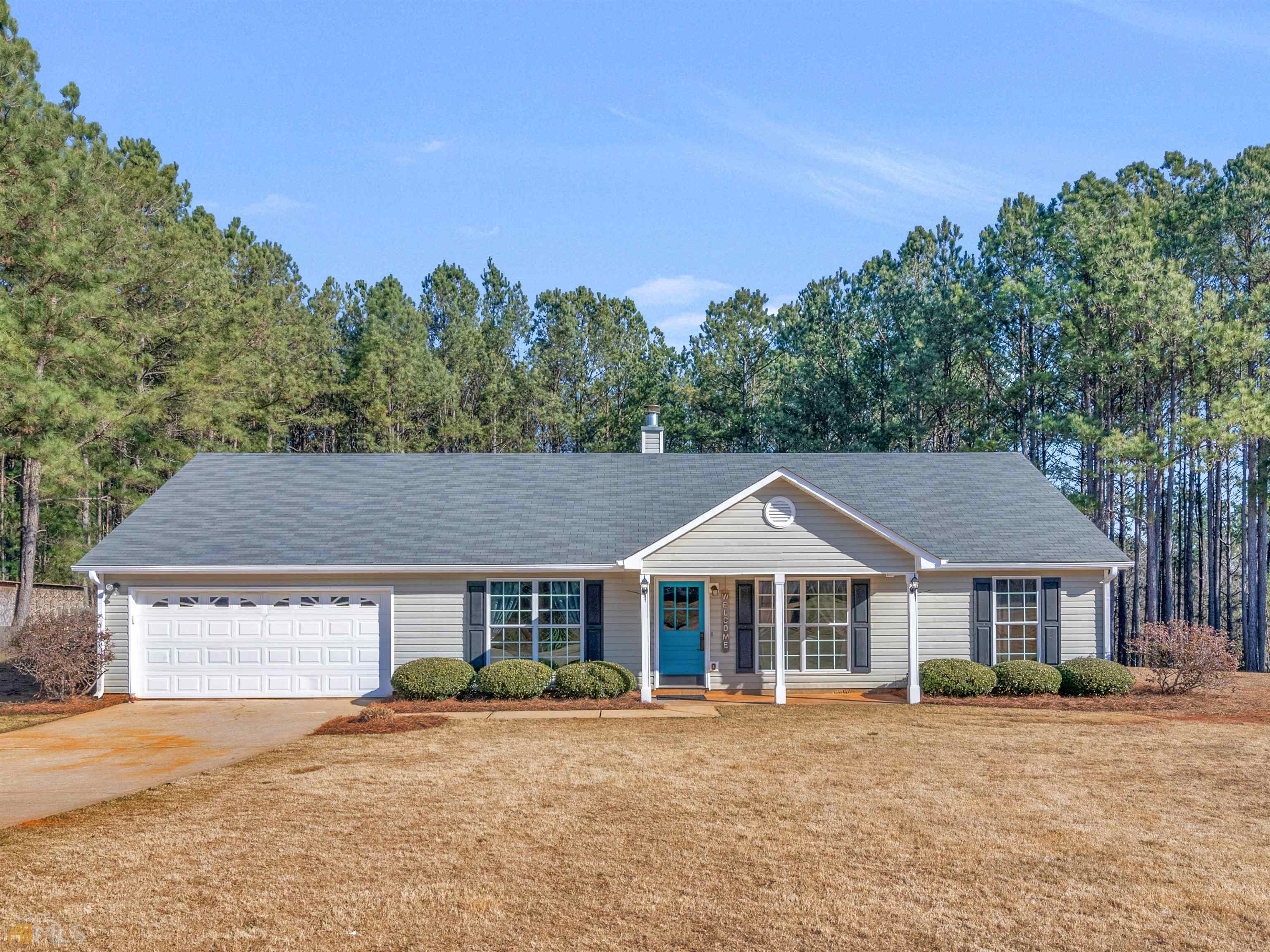 Charming 4 bedroom/3bathroom RANCH floorplan located in the UNION GROVE SCHOOL DISTRICT on a mostly level 1.11-acre lot and no HOA! This is the perfect house for soaking up the Summer Sun or Chilling on the back deck or around the Firepit on a cool Fall Day. Oversized backyard offers an above ground pool with custom water feature, lighting and decking all enclosed with a wood privacy fence with gate. Your kids and guests will love it! Join me inside for a quaint setting! The home features a spacious family room with vaulted ceilings & wood burning fireplace. Dining area opens to kitchen with gray cabinets & single barrel deep sink & black appliances. (Refrigerator does not stay) The large master bedroom boasts a vaulted ceiling and walk-in closet with barn door. The master bath features a garden tub perfect for soaking and separate shower. A split bedroom plan provides 2 additional bedrooms and another full bathroom. The 4th bedroom or bonus room has double French doors leading to the back yard and offers a full bathroom. This area would make a perfect in-law or teen suite. Other Interior Features: Laminate flooring with a "wood-like" look throughout main living area, dining area and bedrooms. Porcelain Tile floors in kitchen & master bathroom. Lots of natural light throughout the home. Custom Laundry area. The roof is approx. 6 1/2 years old. Exterior 8x20 storage building remains too. Additional required documents are in Associated Docs, ask your agent for a copy. Please submit your best offer by 3:00 PM on Monday, 02/07/2022 as sellers will be making a decision no later than 11:59pm. Send 1 pdf of all offer docs to OffersSgre@gmail.com No blind offers, shown by appointment only. #YourSouthAtlRealtor #BurdsTheWord
