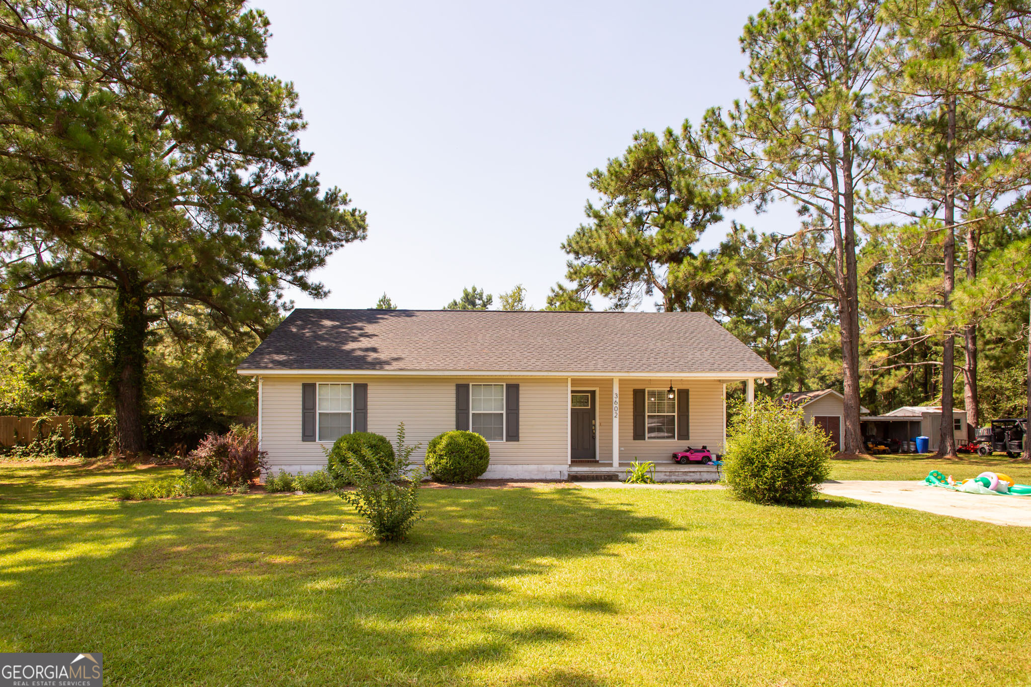 Fall in love with this charming 3 bedroom 2 bathroom home, offering approximately 1,300 sq ft of warm, inviting living space. From the moment you step onto the property, you'll feel right at home. Set on a generous 1 acre lot, this property features a large screened porch and a spacious yard ideal for entertaining. Inside, the home offers an open layout with an abundance of closet space. The kitchen features freshly painted cabinets and stainless steel appliances. In addition, the home features a pantry and a laundry room that accompanies the kitchen area. Three bedrooms complete the property offering space and comfort. With a new roof and thoughtful upgrades throughout, this home offers the perfect blend of a modern build in a country setting. Don't miss out on the opportunity to tour this wonderful property.