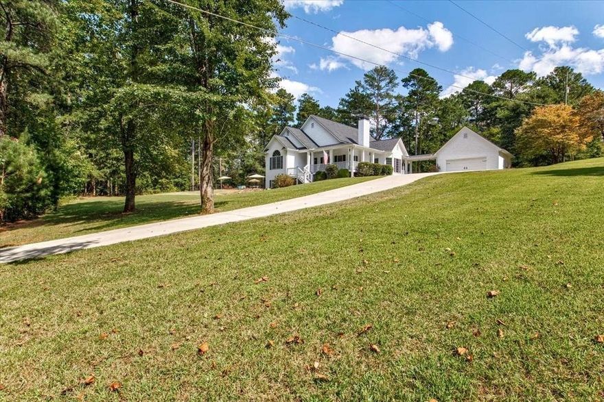 Beautifully Maintained, Custom Built, One Owner, Ranch Home with a Full Finished Basement! A Kitchen Level, Detached, Two Car Garage! All situated on a Private 1.43 Acre Lot! No Subdivision! Welcoming wrap-around Front Porch! Screened Porch & Private Back Deck! Finished Bedroom/Bonus Room Upstairs! Three Bedrooms & Two Full baths on the Main Level plus an Oversized Vaulted Great room w/ Upgraded Trim and Custom Builtins & a Cozy Rock Fireplace!  Split Bedroom Plan! Vaulted Master Suite with Large Walk-in closet and Master Bath features Custom Cabinets and Tiled Shower!Open Concept Kitchen with Custom Cabinets and a Breakfast area! Separate Formal Dining with Trey Ceilings! Full, Finished Basement with a Separate 2nd Kitchen, Full Bath, Large Bedroom, Office Area, Dining Room & Great Room! Perfect for entertaining! Plus plenty of storage! Double Doors lead to the Fenced Inground Pool Area! Plus there is a Separate Fenced area in the backyard for the pups!