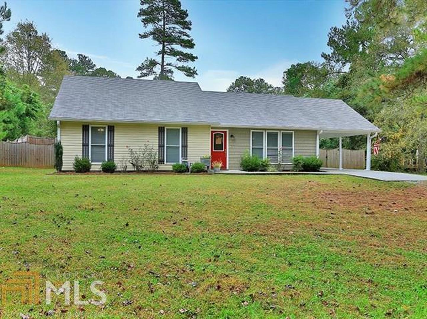 ** Located in USDA area - Possible 100 PCT Financing Available!! ** Adorable 3 bedroom / 2 bathroom ranch home * Tile throughout main living and carpet in bedrooms * Granite in kitchen and all bathrooms * Spacious great room * Open kitchen includes stainless steel appliances * Fenced yard for the children or fur babies to play * Attached carport * Large shed for storage! Don't miss out!