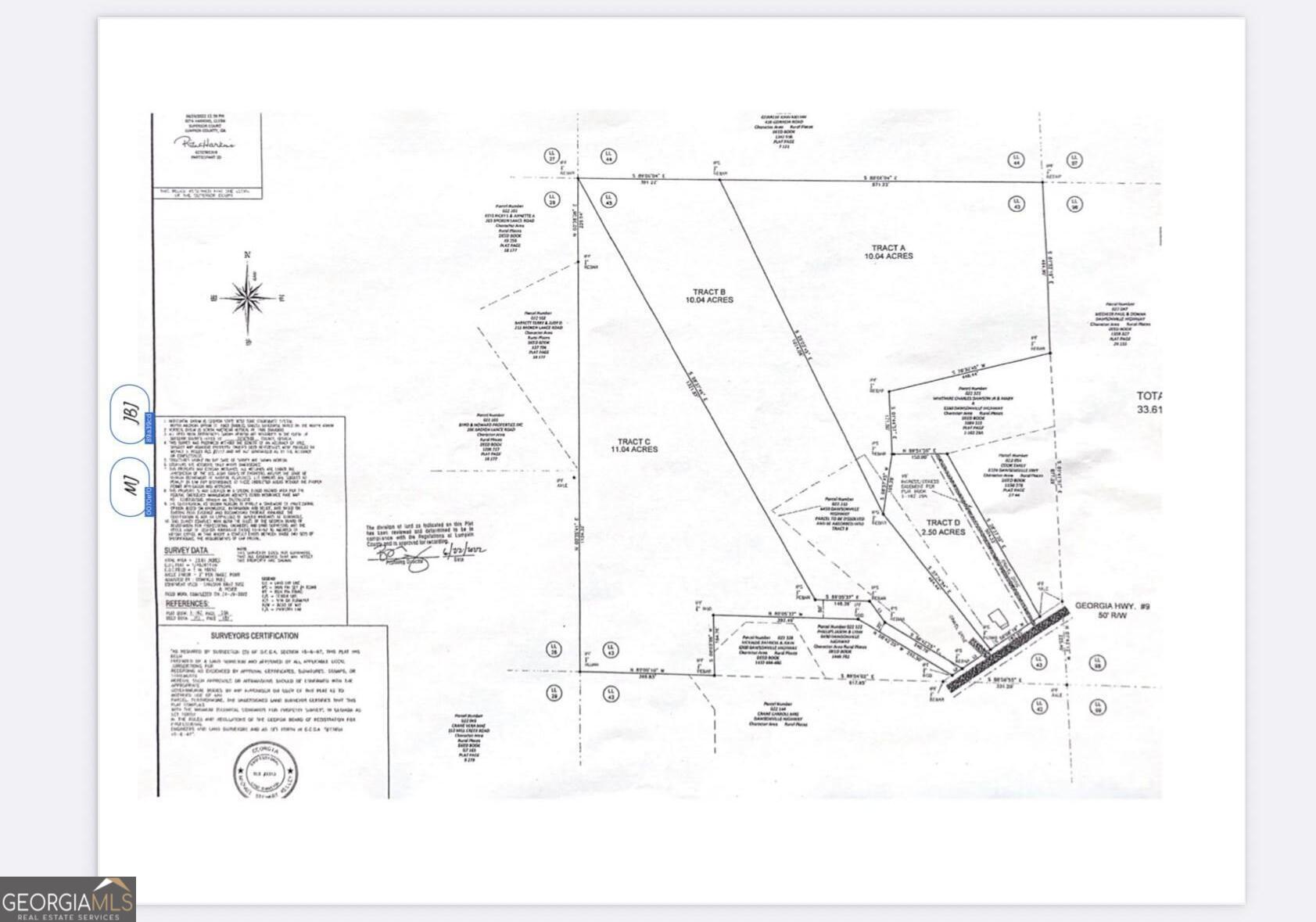Stunning 11+ Acre Property in the Heart of Mill Creek - Ready for Your Dream Build This beautiful 11.17-acre tract offers a rare opportunity for a builder, developer, or private buyer to create something truly special. Whether you're envisioning multiple homes or a private family compound, this land offers the flexibility and setting to make it happen. Tucked away in the peaceful Mill Creek area between Dawsonville and Dahlonega, the property features a long dirt driveway that winds deep into the acreage, creating a private, secluded retreat set far back from the road. Much of the brush and trees have already been cleared, offering a head start on development and showcasing the property's natural topography. A gentle spring meanders through the northern section of the land, enhancing the property's tranquil atmosphere and adding to its appeal for nature lovers or those dreaming of a serene homestead, buyers and agents should walk beyond the stream and see the additional or second portion of the 11 acres to fully grasp how much potential and beauty this land offers!. With elevated ridges offering potential home sites and a luxury home being built on adjacent land, this land is perfectly positioned for upscale development or a private luxury residence. Whether you build one breathtaking home perched on the ridge or several thoughtfully placed houses, this property is ready to bring your vision to life.