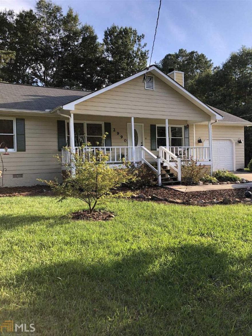 HUGE PRICE REDUCTION!! THIS LISTING HAS IT ALL! This 3 br/2ba beauty with full country porch is RECONDITIONED to the max on a huge half acre corner lot with PLENTY of parking. All NEW exterior paint, interior paint, kitchen granite, kitchen floor, carpet, master bath vanity, and custom wall treatment, hall bath has a reconditioned bath/shower and custom wall treatment.  Roof is Four years old. The kids will love the TREEHOUSE and the COY POND. Expanded back patio and firepit are included for all to enjoy as well.  And hey, guys, we got your man-cave requirements covered with a garage workbench INCLUDING TV, and not one but TWO 10x12ft STORAGE BUILDINGS for all your stuff. To purchase and install these two buildings alone would cost over $15,000! PLENTY OF LEVEL BACK YARD. RUN DON’T WALK…THIS ONE WON’T LAST. Similar Homes in the area have sold for over $190,000!