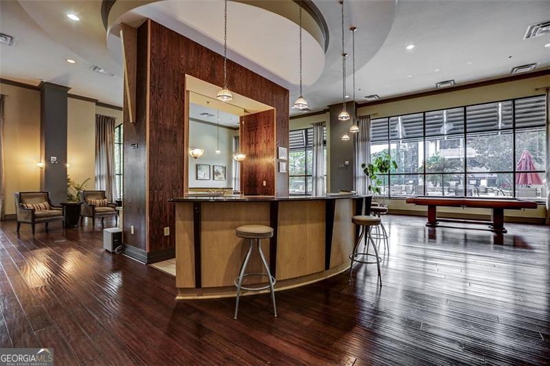 Rare transferrable leasing permit for this true 1 bedroom unit 1713. Penthouse level floors (15-19) offer higher ceilings, premium oak-wood doors, stellar views. Newer HVAC & water heater. Motivated seller. Needs new flooring and fresh paint. Priced to sell well below comps making this an incredible value. Cash buyers preferred. Sold as-is.