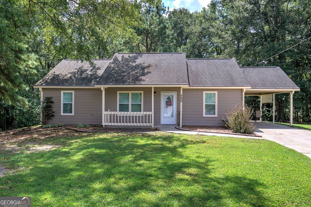 Welcome to 589 Linda Lane! You will love this beautiful, cozy and meticulously maintained ranch home. Features: 3 bedrooms, 2 baths, vaulted family room, new windows throughout, newly painted inside and out, brand new flooring throughout (LVP in main areas and carpet in the bedrooms), new toilets, new dishwasher, white cabinets, cul-de-sac lot, private backyard. You will love watching the deer graze in your peaceful, spacious backyard. Backyard has a garden area, fenced dog area and 2 storage buildings. The entire home was re-piped in 2023. Perfectly located: lots of recreation choices for the entire family at Taylor Farm Park, Roundtree Recreation and Seven Springs Water Park... and all of your shopping needs are all less than 15 minutes away.