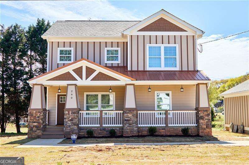 This 4 bed, 3 bath home offers style and convenience just minutes from Atlanta Hartsfield airport, Marta, shopping, and restaurants. Features include stainless steel appliances, electric & gas utilities, marble floors, walk-in closets, and a main-level bedroom with full bath. Enjoy flexible living with an office/flex space, rear deck, and covered porches in front and upstairs. The primary suite includes a soaking tub, separate shower, and plenty of space. Other perks: Upstairs laundry room Detached 2-car garage with openers, 10-ft wide doors, and 220V outlet for EV charging System 5 security with smoke & carbon monoxide detectors No HOA Easy showings for pre-approved renters. Don't miss this one!
