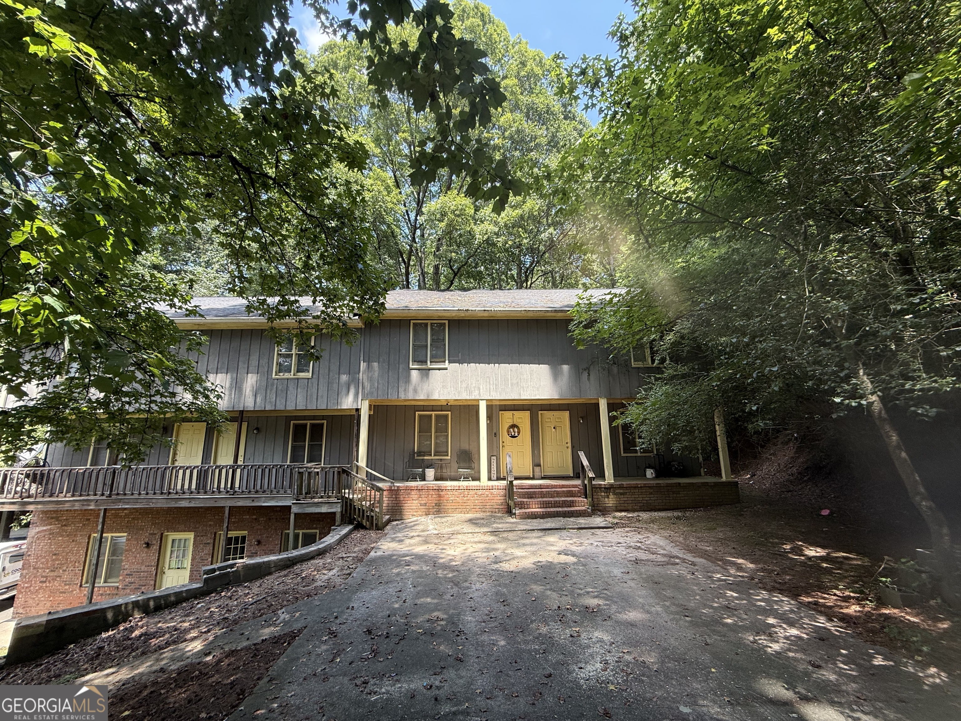 2 bedroom, 1.5 bath total electric apartment. Includes stove, refrigerator, dishwasher, washer/dryer hook-ups, central heat & air, water included, small dog or cat possible with nonrefundable pet fee.