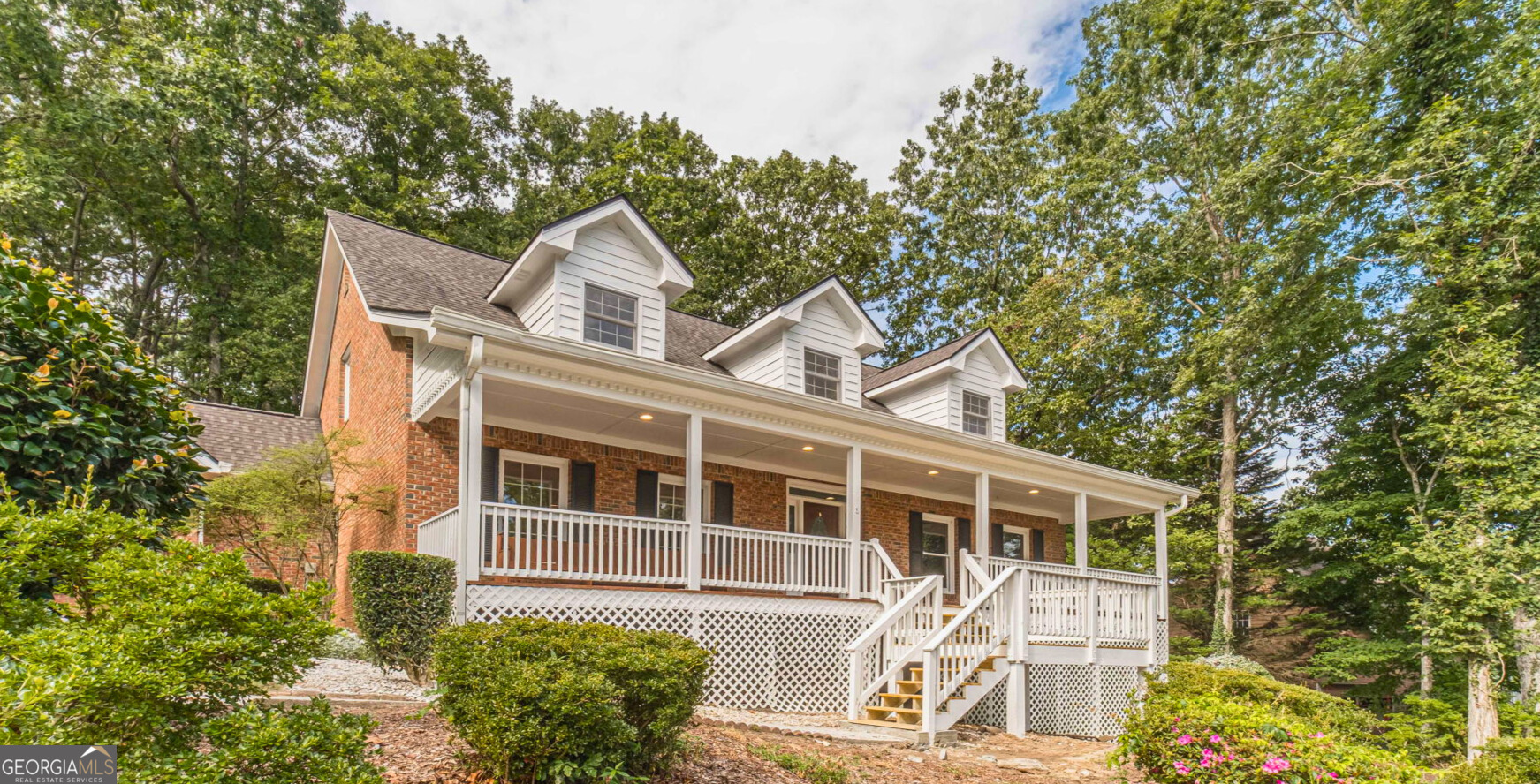 Welcome to 3031 Alta Ridge Way, a beautifully updated Cape Cod-style home offering timeless charm with modern touches. Step into the impressive two-story foyer, where to your left you'll find the formal dining room, and to your right, a main-level bedroom with a full bath conveniently located in the hallway. Continue straight ahead into the inviting family room, where a cozy fireplace serves as the focal point and creates the perfect gathering space. The family room flows seamlessly into the updated kitchen, featuring granite countertops, stainless steel appliances, abundant cabinetry, and a bright breakfast room overlooking the backyard. Just off the breakfast nook you'll find a convenient half bath and a dedicated laundry room, adding everyday functionality to the home's thoughtful layout. The owner's suite is located on the main level and offers a spacious en suite bath with a double vanity, walk-in closet, separate shower, and relaxing whirlpool tub enhanced with recent updates. Upstairs, you'll discover two generous bedrooms connected by a Jack-and-Jill bath, providing both space and functionality. The unfinished basement offers a blank canvas to create the additional living space you've always envisioned. Step outside onto the private back deck, perfect for morning coffee, grilling, or simply enjoying the wooded surroundings. With fresh interior paint, new flooring, updated fixtures, and modernized touches throughout, this home is move-in ready. Conveniently located near top-rated schools, shopping, dining, and with easy access to major highways, 3031 Alta Ridge Way combines classic style, comfort, and accessibility. Schedule a showing today.