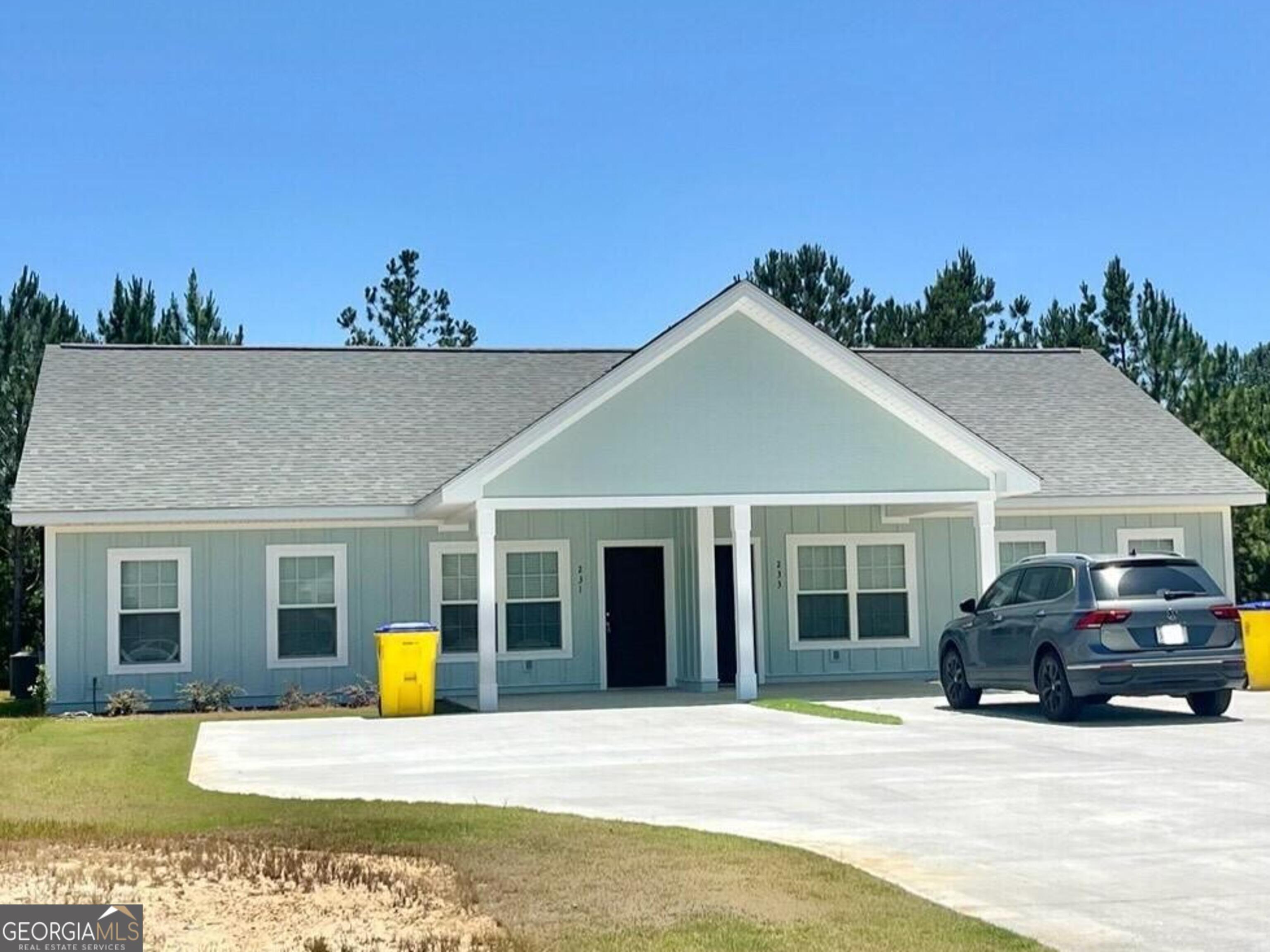 Great Investment Opportunity and fully leased. New Construction Duplex - Each side: 2 Bed, 2 Bath. Don't miss this brand-new construction duplex located in the highly sought-after Brooklet school district! Each unit features 2 spacious bedrooms and 2 full bathrooms, designed with an open floor plan that maximizes natural light and flow. Enjoy low-maintenance living with durable vinyl flooring throughout, modern finishes, and a thoughtfully designed layout perfect for both entertaining and everyday living. A convenient parking pad is included with each unit for easy access. Whether you're looking to invest or move in, this property offers quality construction and an excellent location. Schedule your showing today!