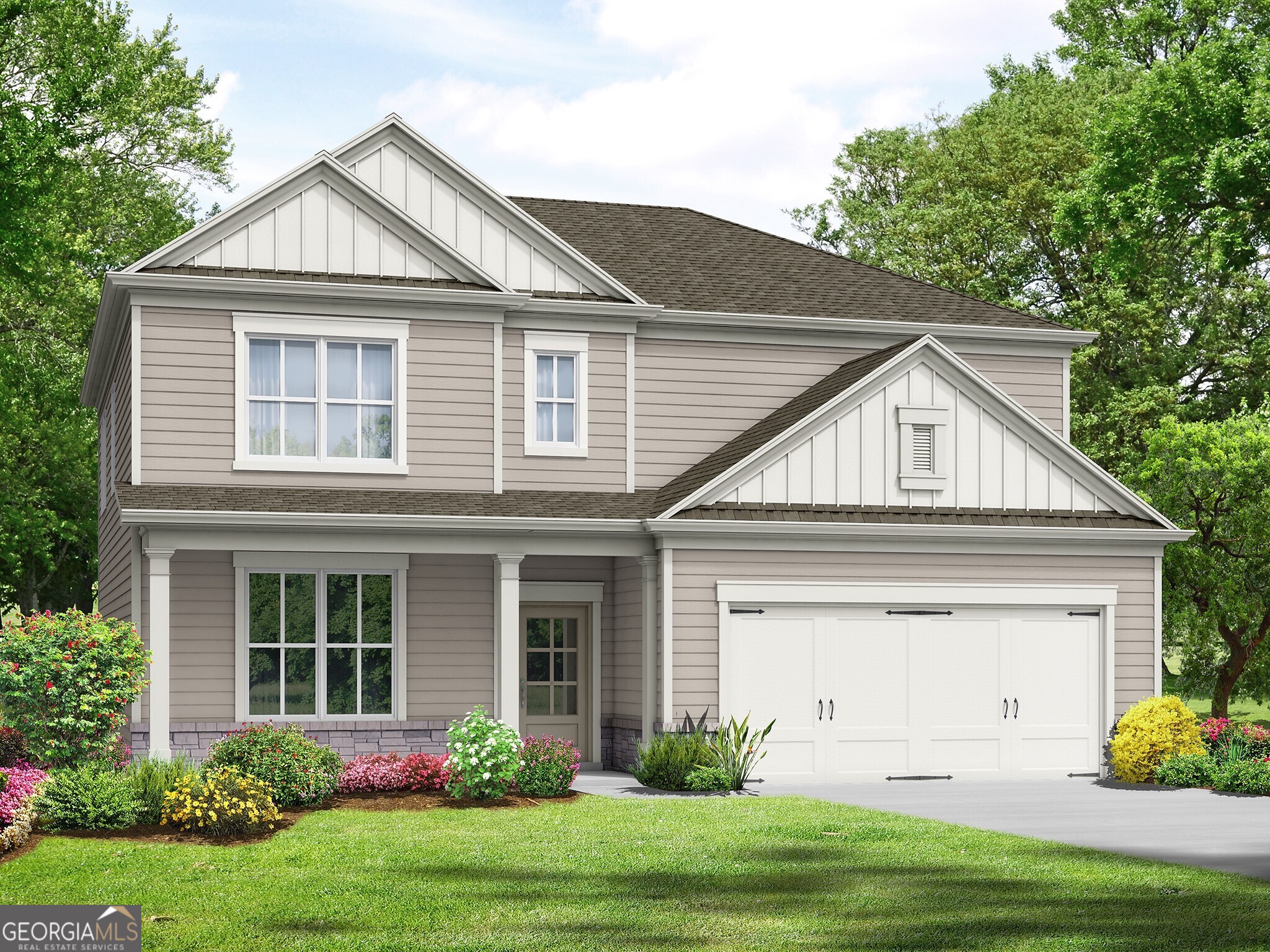 The Landon II plan built by My Home Communities is a FAN Favorite!!This home features a sitting room in the owner's suite, a HUGE WALK-IN CLOSET, a SECOND WALK IN CLOSET and tray ceilings. The owner's bath has granite counter-tops, double vanity, TILED SUPERSHOWER, a framless shower door and a bench in the shower. Walk upstairs into a loft for creative style and design. The spacious living area downstairs features a stunning fireplace on a shiplap wall as the granite counter-top large island in the kitchen also has shiplap. You get STAINLESS STEEL APPLIANCES and WHOLE HOUSE BLINDS! Contact us TODAY to learn about our Rates Starting as Low as 1.99%* with use of Seller's Preferred Lender! Secondary photos are stock photos.