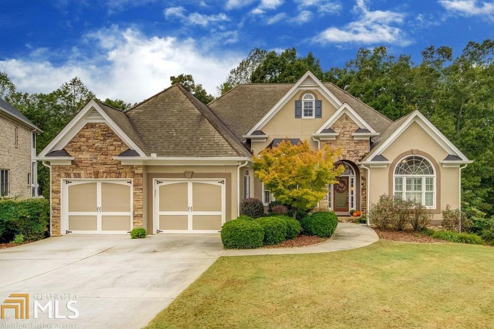 Motivated seller If you are looking for a charming craftsman with an open floor plan, exquisite finishes like polished crown molding, stacked stone gas fireplace in the living room, tall vaulted ceilings, grand foyer, hardwood floors, oversized eat-in kitchen, elegant formal dining room, grand back deck, and granite countertops, then you have found your forever home! Located in the prestigious South Harbour neighborhood of the Mirror Lake Subdivision, this 4 bedroom, 3.5 bath home is a MUST see for anyone looking in the Villa Rica area! From relaxing in the master suite (with private entry to back deck) or enjoying the master bath with large jacuzzi tub, double vanity, and tiled shower, you are going to LOVE this home! This home also features a HUGE basement with private entry and BONUS room! Additionally, there is lots of storage room above the garage, under the back deck, and in two unfinished basements areas! Bring us a offer