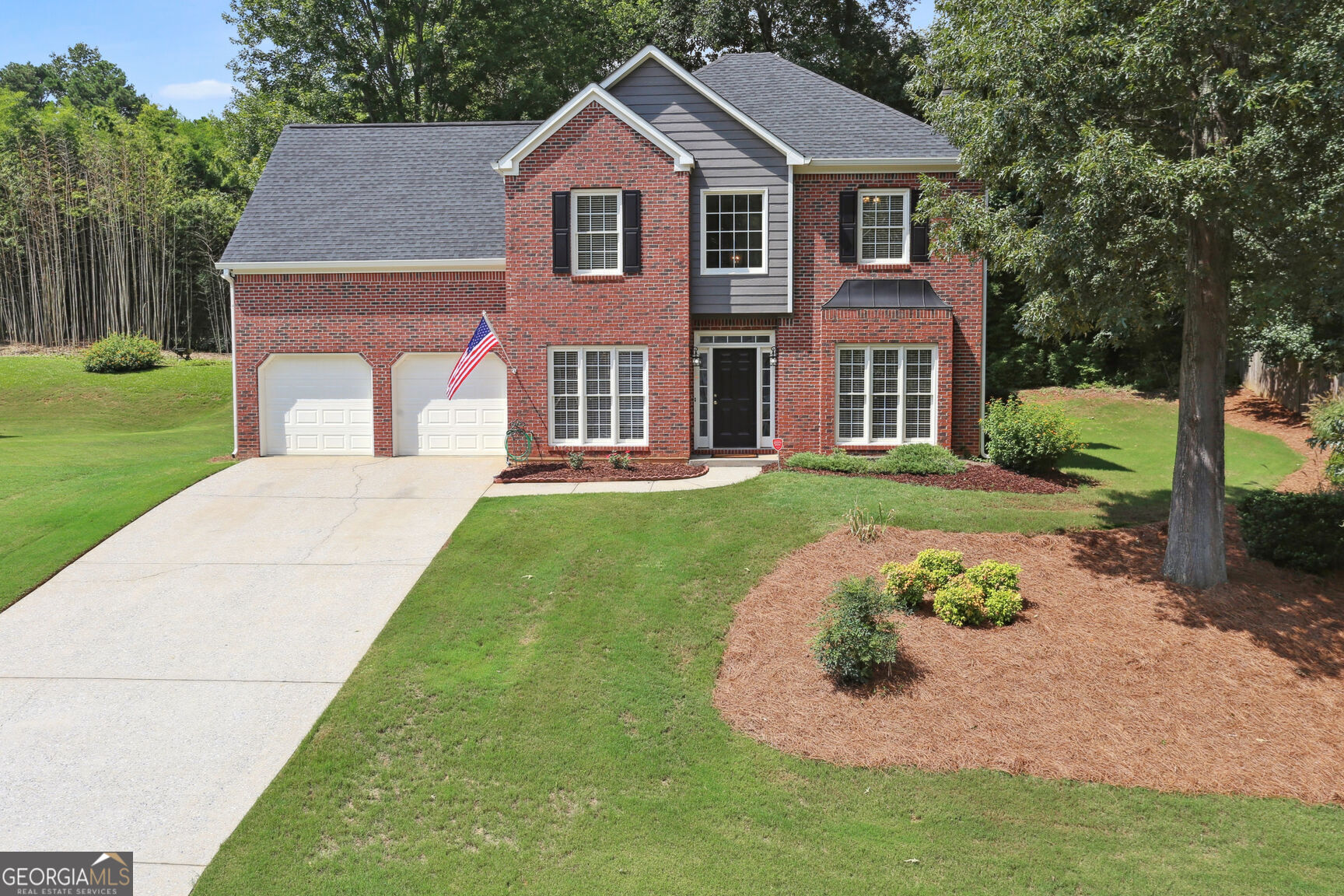 Move-In ready charmer in quaint Kennesaw neighborhood.  Excellent cul-de-sac location, great West Cobb schools.  Freshly painted inside and out, kitchen opens to great room.  Separate dining room and family room that could be enclosed for office.  Bedrooms and laundry upstairs.  Spacious living areas for entertaining a large backyard for the kiddos with lots of privacy.  Minutes to shopping, schools and parks.