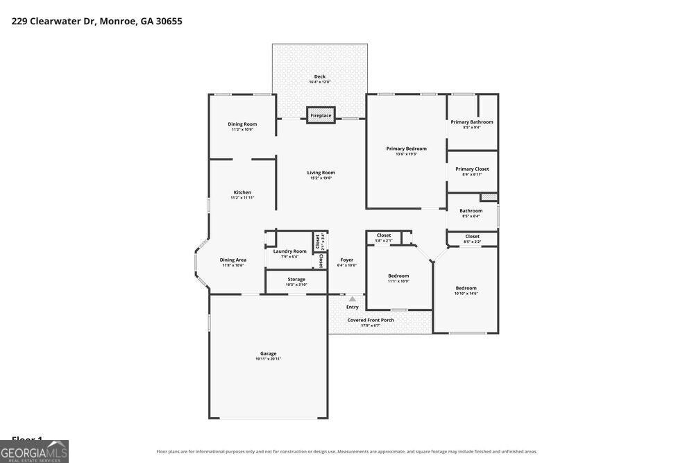 Photo of 229 Clearwater Drive, Monroe, GA 30655 (MLS # 10855195)