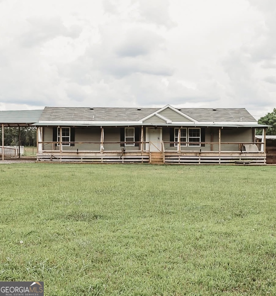 Mini Farm Dream on 5 Acres in Lamar County! Welcome to your private slice of paradise! This 2023-built 3 bedroom, 2 bath mobile home sits on a fully fenced 5-acre property, conveniently located just minutes from I-75 - offering the perfect mix of country living and accessibility. Bring your cows, chickens, goats, and more - this property is ready for your farm life dreams! With subdivided sections for gardens and livestock, an electric fence for cattle, and a pole barn, you're all set up from day one. Relax by the above-ground pool with a spacious deck and your very own outdoor bathroom - perfect for entertaining and summer fun! Got an RV? There's a shop area with RV hookup too. Inside, the split-bedroom floorplan features an open living space with a large island, butcher block countertops, farmhouse sink, and a roomy walk-in pantry. The primary suite includes a luxurious walk-in shower and a soaking tub for end-of-day relaxation Other highlights: Gated entry for privacy Located in Lamar County Room to roam, grow, and live your best farm life! Don't miss your chance to own this rare gem.