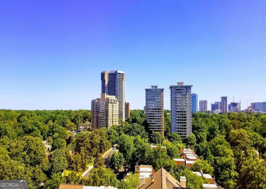 Experience Buckhead living with a skyline view like no other in this well-appointed studio located at 2479 Parklane @ Peachtree, Unit 1209. This stylish unit is outfitted with all stainless-steel appliances, including a chef's gas griddle-style stove with 5 burners, a washer/dryer combo, and an impressive 85-inch large screen TV, with select furnishings remaining for a true move-in ready experience. The open layout is filled with natural light and showcases one of the most stunning city views in the building. Parklane residents enjoy premium amenities such as a 24-hour concierge, resort-style pool with sun deck, fully equipped fitness center, business lounge, resident clubroom, on-site laundry, secure entry, and assigned parking-all within walking distance to Buckhead's top dining, shopping, and MARTA access. Ideal as a first home, downsizing option, or sophisticated in-town retreat, this unit combines luxury, convenience, and views that set it apart from the rest. Why just live in Buckhead if you can rise above it!