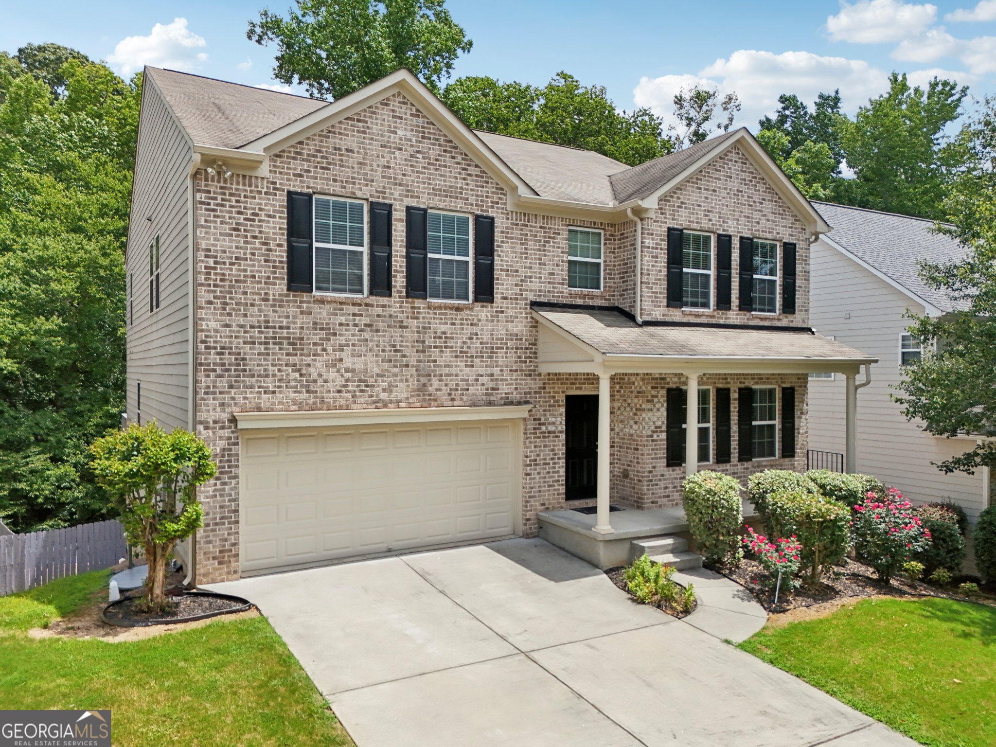 This home shows like a model-immaculate and meticulously maintained inside and out! Nestled in the sought-after Barrington Estates Subdivision, this stunning 5-bedroom, 3.1-bath residence offers the perfect blend of luxury, comfort, and functionality. From the moment you arrive, the curb appeal and inviting front porch set the tone for what lies within. Step into a spacious foyer that flows effortlessly into the heart of the home. Soaring ceilings and thoughtfully designed living spaces make it ideal for both entertaining and everyday living. A formal dining room adds an elegant touch for gatherings and special occasions. The gourmet kitchen is a chef's dream, featuring built-in appliances, a center island, solid countertops, and a walk-in pantry with customizable storage. Upstairs, the oversized primary suite is a private retreat with a luxurious ensuite bath-complete with a garden tub, walk-in shower, double vanities, and a generous walk-in closet. The expansive unfinished basement offers endless potential for a home theater, gym, wine cellar, or guest suite-tailor it to fit your lifestyle. This is more than just a home-it's a place of distinction, offering peaceful suburban living with convenient access to shopping, dining, parks, and premier amenities.