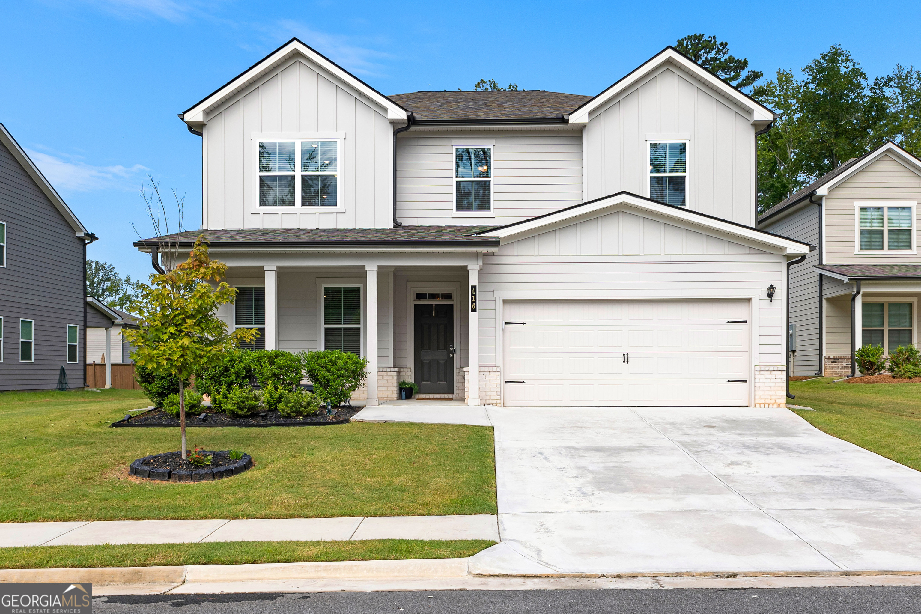Built in 2022 - Like-New w/Upgrades Galore! Welcome to this Stunning 4-Bedroom, 2.5-Bath home featuring an OPEN CONCEPT Kitchen & Living Space designed for modern living and effortless entertaining. The Chef's Kitchen boasts a Massive Island, abundant cabinetry, Walk-In Pantry, & premium finishes throughout. Cozy up in front of the Gorgeous STONE Fireplace in the spacious living room. Retreat to the private owner's suite complete with a gigantic walk-in closet, luxurious tile shower, & relaxing garden tub. Step outside to one of the Largest Backyards in the neighborhood with a 6FT Privacy Fence & ready for fun-complete with a pergola, hot tub, and room to play or entertain! The Two Car Garage has New Epoxy Flooring & tons of space for storage. Enjoy amazing neighborhood amenities including a pool, playground, and clubhouse-all connected to Peachtree City's famous 100+ miles of Golf Cart Paths. Conveniently located near shopping, dining, and Hwy 85 for easy commuting. Do not miss this move in ready beauty!
