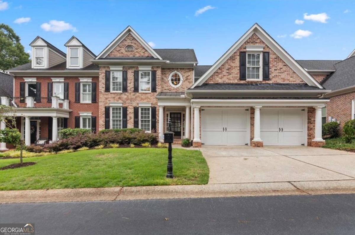 RARE PRIMARY ON MAIN IN GATED ACADEMY PARK WITH A SHORT STROLL TO DOWNTOWN ALPHARETTA!! One of the most sought-after floor plans in Academy Park, this beautiful home features a spacious primary suite on the main level, offering convenience and livability that's hard to find. The open concept layout flows seamlessly from the vaulted great room with fireplace into the oversized kitchen and large casual dining area all connected by gleaming hardwood floors. Perfect for both everyday living and entertaining, this home offers a light, airy feel with generous space and a smart layout. The main-level primary suite is a true retreat with a spa-inspired bath, including: tub, separate shower, dual vanities, and two walk-in closets, providing both comfort and functionality. Upstairs, you'll find two secondary bedrooms plus a large loft space - ideal for an office, media area, or workout zone. The home has been lightly in and meticulously maintained, offering excellent potential for personalized updates. Two large unfinished rooms offer additional space for media/workout room and additional storage. Enjoy quiet moments on the private back patio and the convenience of nearby guest parking. A brand-new upstairs HVAC and water heater provide peace of mind. Located in the highly desirable, gated community of Academy Park with resort-style amenities including swim, tennis, clubhouse, fitness center, and direct access to the Alpha Loop and scenice nature trails. Just steps to the shops, restaurants, and festivals of downtown Alpharetta, top-rated schools and easy access to Avalon and GA400. Don't miss this is an incredible opportunity in one of North Atlanta's best live-work-play locations! Home is being sold AS IS.