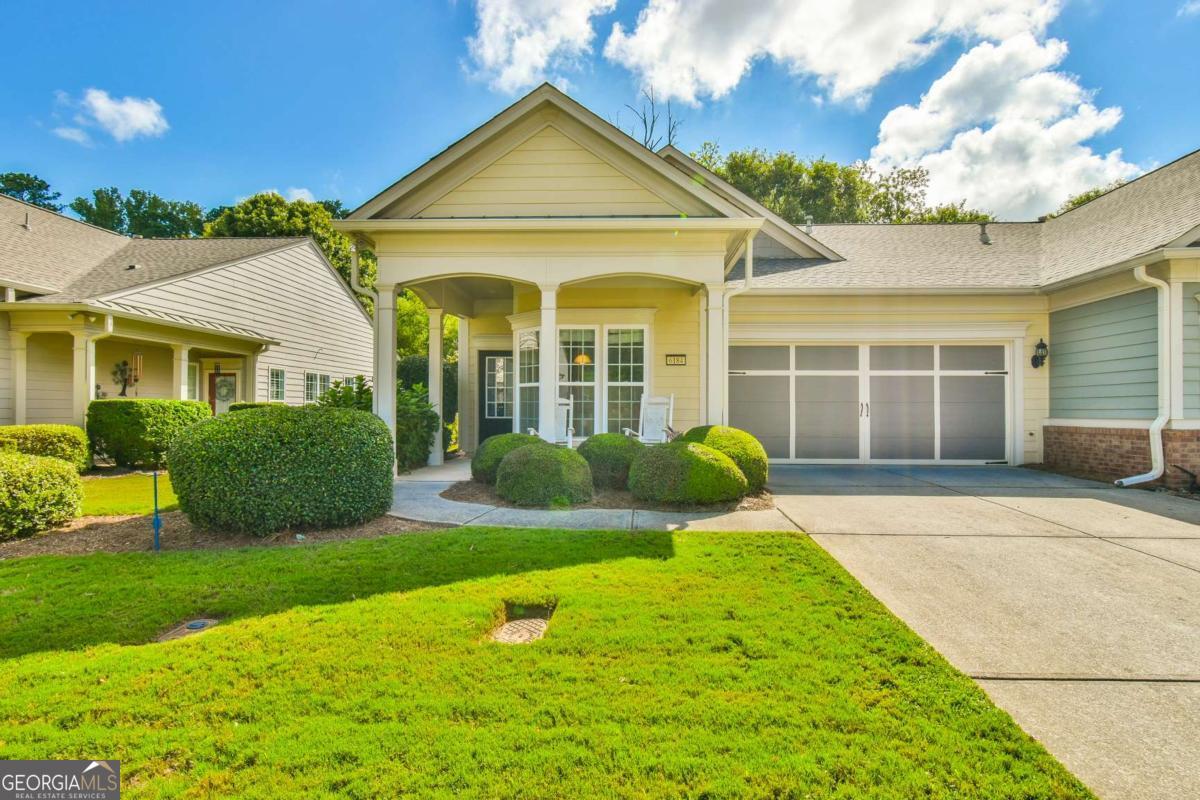 Easily the best value on Longleaf @ Village at Deaton Creek. Longleaf is the only street of villas in VDC. These "duplexes" provide stress-free living as the HOA takes care of the roof, gutters, the exterior paint and all the landscaping for your new home. The only thing you take care of is the home's systems, windows and interior. 6184 Longleaf is a Kenwood floorplan. It is 2 bedrooms and 2 bathes, an eat-in kitchen and a lovely patio with a sizable, private, grassy back yard. The HVAC has been recently services and the water heater replaced. The home is move-in ready. Village at Deaton creek has more amenities and more activities than any of the other 55+ communities in the area. If you are looking for a good-old-fashion neighborhood where neighbors are neighborly and you can meet new friends easily, you should tour this community soon. VDC has indoor and outdoor pools, dance and exercise classes, a gym, 8 miles of walking trails and so much more, all for your enjoyment. They say laughter keeps you young - moving here will make you smile and your new friends keep you laughing. Come tour this home today.