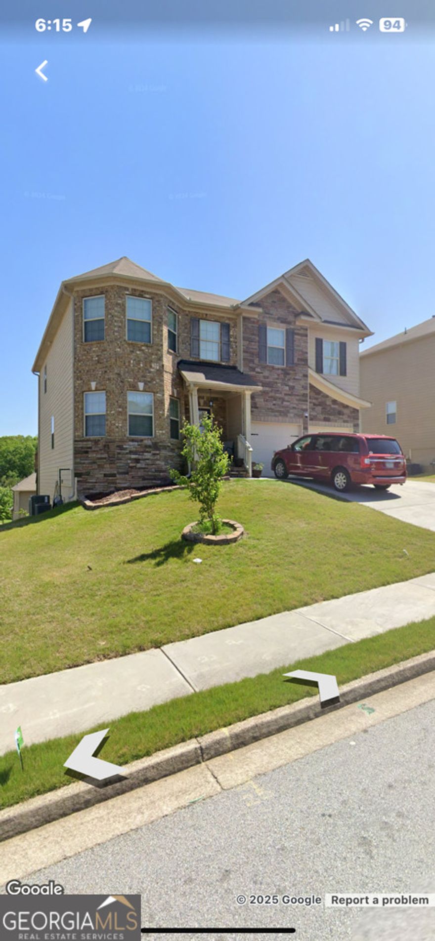 Two-story home with open kitchen and breakfast room overlooking family room w/fireplace. Main level also features dining room, living room/study, two-story foyer and exterior alcove at the front door. This elevation has bay windows as well as a beautiful brick/stone combination on the exterior. Upstairs boasts secondary bedrooms with lots of closet space, laundry and large owners suite with sitting area and owner's bath with his and hers closets. Home sits atop a full, partially finished basement, with bath and second kitchen studded! As an added bonus, the home also has solar panels for savings on your electric bill.