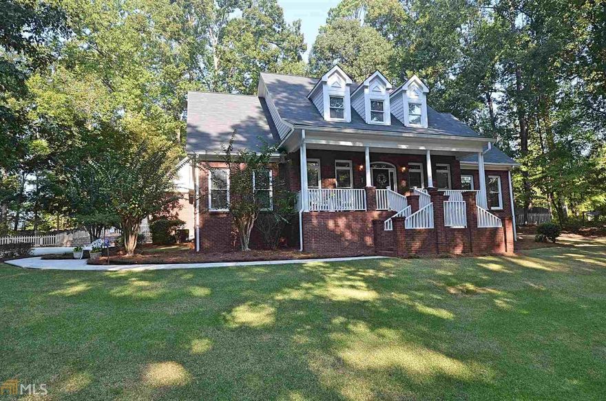 Tabor Forest, Quiet Neighborhood, the Winding Driveway leads to a tucked away gem of a home! Beautiful 4 sided Brick Cape Cod with extra Deep 3 Car Garage that any Car Enthusiast would Love, Will fit a Crew Cab Dually Truck, Inside are Custom Hardwood Floors, a Spacious Floor Plan with Master on the main and 2 additional Bedrooms or Office Space, Kitchen is bright with Bar Area, solid surface tops, Large Breakfast Area and New Black Stainless Kitchen Appliances, Upstairs you will find 2 Extra Large Bedrooms and a Huge Entertaining area with Bath, Great Room with 2 sets of French doors that open to the Screened Back Porch and leads to a Newly Installed Paver Patio with French drains and a Hot Tub, Totally Fenced Back yard has a back entrance for any toys you might have plus a 20x20 Concrete slab for a possible detached garage or barn! A/C units were recently replaced, Main Level common areas have been recently painted. Two Large Walk in Attic areas for storage. 80 Gallon Water Heater. ***BLACK STAINLESS DOUBLE OVEN IS ON ORDER***