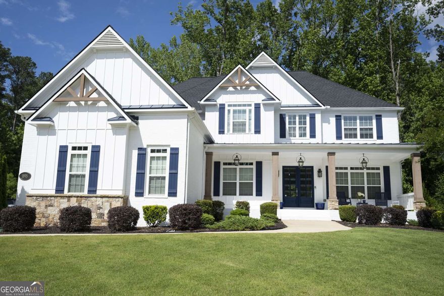 Stunning 5-Bedroom Home on the Largest Lot in Hearthstone - Prime Alpharetta Location  Welcome to this extraordinary 5-bedroom, 5.5-bathroom home nestled on the largest lot in the coveted Hearthstone swim & tennis community. Offering just over an acre of unmatched privacy at the end of a quiet cul-de-sac. Built in 2018 and beautifully renovated throughout, this elegant 4 sided brick, single-family home combines luxurious finishes, effortless functionality, and an unbeatable location just minutes from downtown Alpharetta, downtown Crabapple and The Avalon.    From the moment you step inside, you're greeted by freshly painted interiors, site-finished, white oak, hardwood floors and luxury light fixtures that cast a warm glow over the open-concept living spaces. The heart of the home is a truly showstopping chef's kitchen, featuring custom cabinetry, high-end Thermador appliances, steam oven, a built in espresso machine, Cambria quartz countertops/backsplash, instant hot water tap, bottle filler and TWO dishwashers-a dream space for everyday living and effortless entertaining.    All five spacious bedrooms include beautifully renovated en suite baths, offering comfort and privacy for family and guests alike. The primary suite is your own private sanctuary, complete with a fully renovated carrara marble bathroom, custom cabinetry, quartz countertops, heated floors, luxury fixtures, and a spa-style freestanding tub.    Thoughtfully designed for today's lifestyle, the home also offers a dedicated home office, a versatile upstairs flex/media room, and a spacious three-car garage. The expansive, open-concept unfinished basement with soaring 10-foot ceilings provides a blank canvas to create the ultimate home theater, gym, or in-law suite-whatever your heart desires.    Step outside to your own very private oasis. Enjoy morning coffee on the large Trex deck, host gatherings on the underdeck patio, in the professionally landscaped, fenced backyard complete with a charming play area. With gutter guards for low-maintenance living, a brand-new roof, and a flat driveway pad perfect for extra parking or play, this home truly has it all.    Located in the top-rated Milton High School district, this move-in-ready home offers space, privacy, and sophistication in one of Alpharetta's most desirable communities-a rare find that feels like home the moment you arrive.