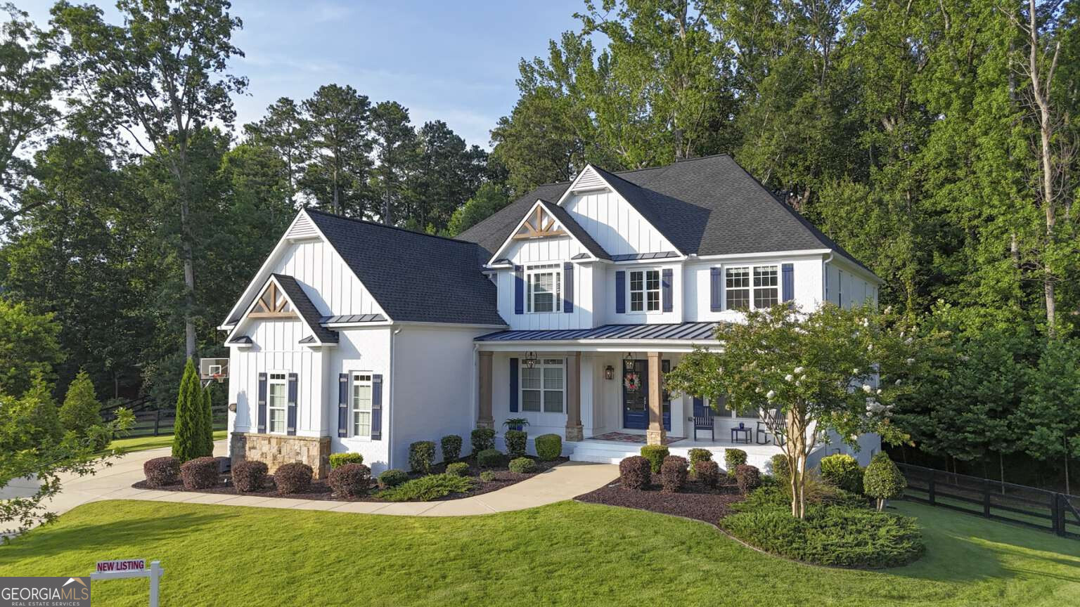 Stunning 5-Bedroom Home on the Largest Lot in Hearthstone - Prime Alpharetta Location Welcome to this extraordinary 5-bedroom, 5.5-bathroom home nestled on the largest lot in the coveted Hearthstone swim & tennis community. Offering just over an acre of unmatched privacy at the end of a quiet cul-de-sac. Built in 2018 and beautifully renovated throughout, this elegant 4 sided brick, single-family home combines luxurious finishes, effortless functionality, and an unbeatable location just minutes from downtown Alpharetta, downtown Crabapple and The Avalon. From the moment you step inside, you're greeted by freshly painted interiors, site-finished, white oak, hardwood floors and luxury light fixtures that cast a warm glow over the open-concept living spaces. The heart of the home is a truly showstopping chef's kitchen, featuring custom cabinetry, high-end Thermador appliances, steam oven, a built in espresso machine, Cambria quartz countertops/backsplash, instant hot water tap, bottle filler and TWO dishwashers-a dream space for everyday living and effortless entertaining. All five spacious bedrooms include beautifully renovated en suite baths, offering comfort and privacy for family and guests alike. The primary suite is your own private sanctuary, complete with a fully renovated carrara marble bathroom, custom cabinetry, quartz countertops, heated floors, luxury fixtures, and a spa-style freestanding tub. Thoughtfully designed for today's lifestyle, the home also offers a dedicated home office, a versatile upstairs flex/media room, and a spacious three-car garage. The expansive, open-concept unfinished basement with soaring 10-foot ceilings provides a blank canvas to create the ultimate home theater, gym, or in-law suite-whatever your heart desires. Step outside to your own very private oasis. Enjoy morning coffee on the large Trex deck, host gatherings on the underdeck patio, in the professionally landscaped, fenced backyard complete with a charming play area. With gutter guards for low-maintenance living, a brand-new roof, and a flat driveway pad perfect for extra parking or play, this home truly has it all. Located in the top-rated Milton High School district, this move-in-ready home offers space, privacy, and sophistication in one of Alpharetta's most desirable communities-a rare find that feels like home the moment you arrive.
