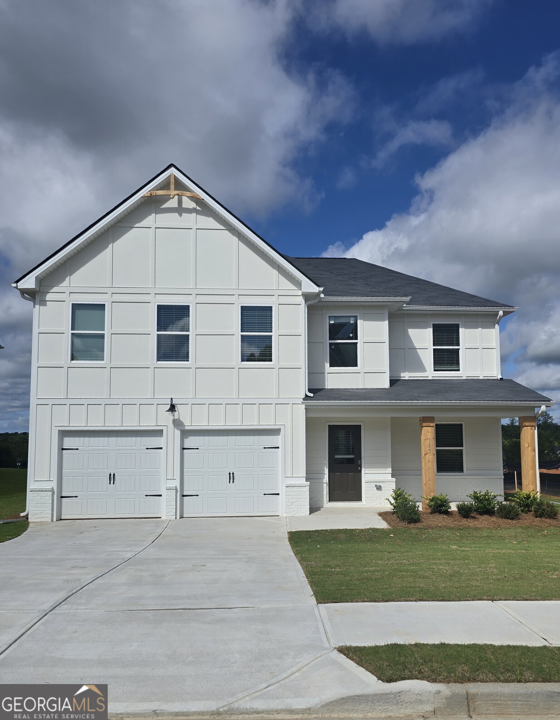 Basement Lot! This popular Tucker floor plan welcomes you with an inviting front porch to enjoy your morning coffee on. Walking in and down the foyer into a large, inviting family room with a recessed electric fireplace that can be enjoyed no matter the temperatures outside. The open concept allows the flow from family room to dining and kitchen to be effortless. The kitchen supplies you with plenty of granite countertop space, cabinets with crown molding, pendant lighting, cup wash station and walk-in pantry. Upstairs you'll find the primary suite with walk in closet and private bathroom. The private bathroom boasts a stand-alone soaking tub, tile shower and tile floors, LED backlit mirrors and even a smart toilet. The three additional bedrooms are oversized and situated near the loft area.