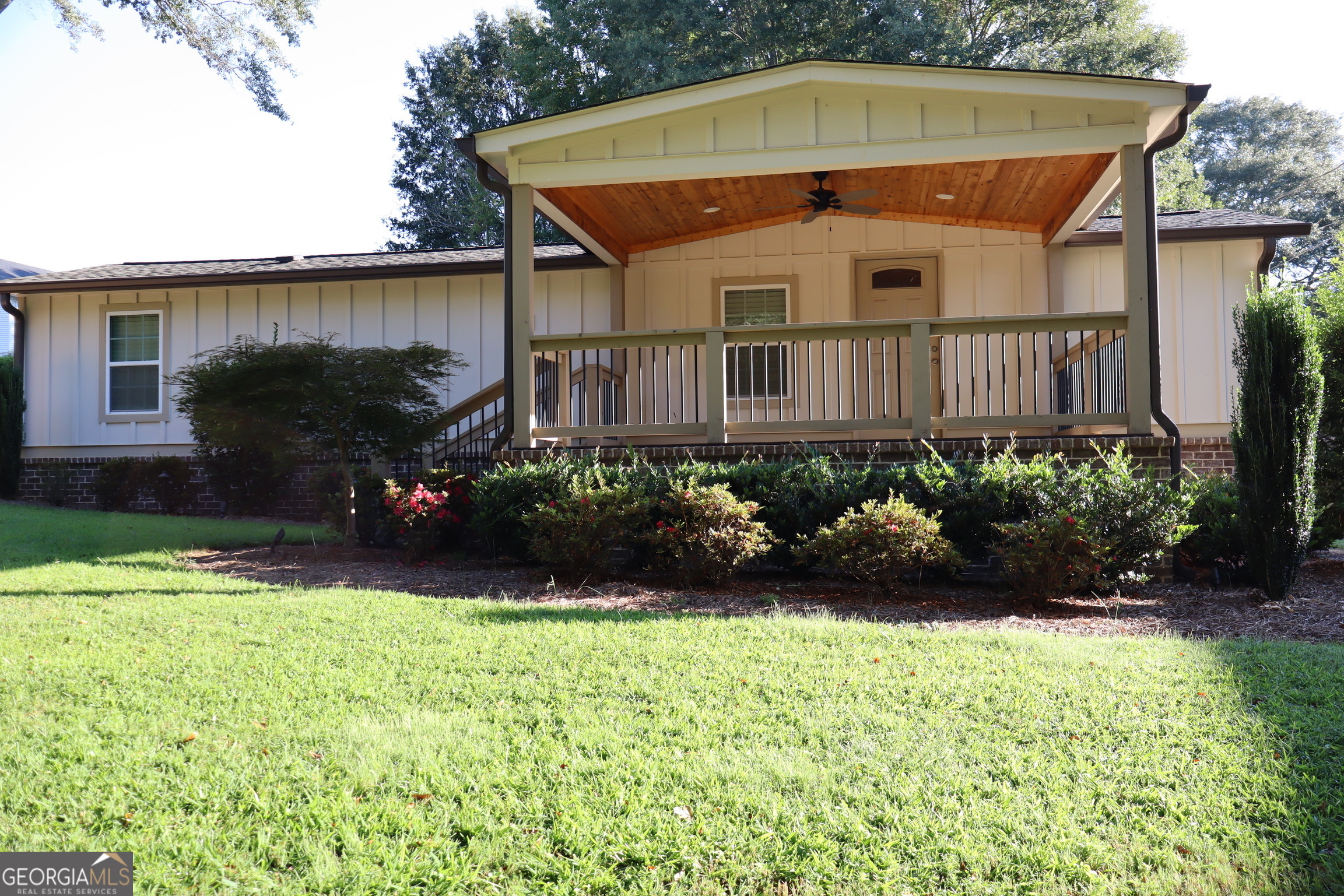 Charming Renovated Tiny Home in Downtown Flowery Branch - Available 10/01/2025 Beautifully renovated two-bedroom, one-bath home in the heart of downtown Flowery Branch. Enjoy the convenience of walking to the amphitheater, farmers market, shops, and dining. Inside, the home offers a cozy kitchen, family room, and a hallway laundry area. A covered front porch is perfect for listening to Sunday music from the amphitheater, while the large back deck provides a private outdoor retreat. The oversized gravel driveway allows room for boat or RV parking, and the landscaped yard includes a spacious shed ideal for storage, workshop, or hobby space. Rent is $1,500 per month with a 12-month minimum lease; an incentive is available for a 24-month lease. Due at signing are first month's rent, last month's rent, and a security deposit equal to one month's rent. The application fee is $55 per person, maximum occupancy is two, and tenants must be 18+ with good rental history. Landscaping and pest control are included in rent. Utilities-Flowery Branch Water, GA Power, and AT&T services-are tenant responsibilities.