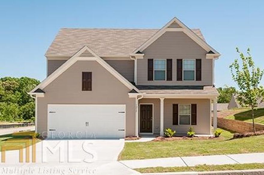 The Chatuge Floor Plan at The Seasons at Pendergrass offers a functional design with charming features and upgrades. This 4 bedroom, 2.5 bath home offers open concept design on the main floor with a large living room, kitchen and dining area perfect for entertaining. Upstairs, enjoy 4 large bedrooms with a private owner’s suite consisting of a beautiful bathroom, large soaker tub and walk-in closet. The Chatuge’s interior is further enhanced with $15,000 worth of upgrades including whirlpool kitchen appliances, granite countertops, custom cabinetry and more.