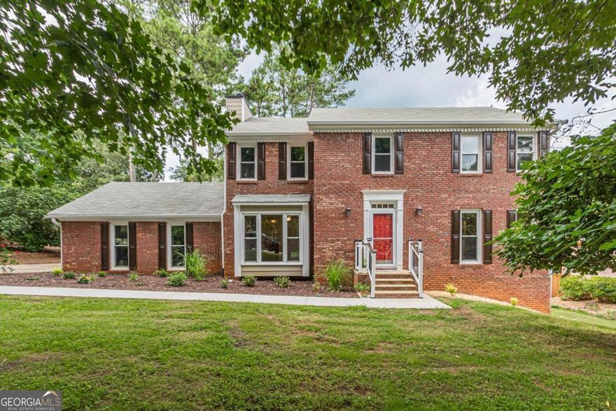 This little piece of Heaven is delightful! Don't let it get away! Welcome to this well-kept Roswell home in unincorporated Cobb. The bones are SOLID! This charmer has all a buyer would want! Newly paved concrete walkway leads to new flagstone pavers. New railing and posts are beautifully lit by Solar LED light caps creating a welcoming entrance to this home. Enter and find NEW Hardwood Floors recently installed. Freshly painted interior. SPECTACULAR KITCHEN- Features Updated Cabinets, Soft-Close Drawers, Quartz Counter Tops, and Stainless Steel Appliances. Newer construction happened few years ago where all new Electrical, Plumbing, and HardiePlank Siding were updated. Newer Double-Paned energy efficient WINDOWS! Exceptional benefit to a buyer! Virtually EVERY inch of home has been well kept and upgraded by meticulous sellers! Make your way upstairs and find clean, spacious bedrooms, full of light. Bathrooms have been renovated and beautifully designed. Very few homes on the market like this one! Backyard Covered Deck is a real piece of art! Really comfortable place to entertain and enjoy time sitting in your own private sanctuary! Buyer can join and become a member of the Mountain Creek Recreation Association for additional amenities like Pool and Tennis if desired. Home resides in TOP Cobb County School District- Tritt Elementary, Hightower Middle, and Pope High School. This home has everything you would want! It is an absolute stunner and won't last long!