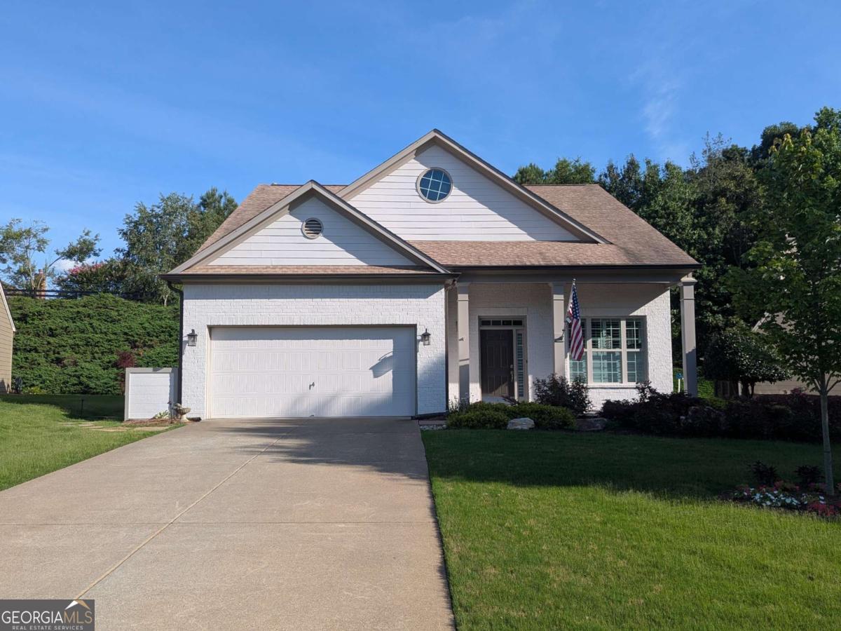 Completely remodeled open concept home with primary suite on the main. Sun room and huge outdoor patio with fire-pit, great for relaxing. One bedroom and full bath upstairs as well as a bonus over-sized loft are with plenty of shelving. Rent includes front and side lawn care, trash and recycling collection and HOA fees. Villages at Concord Farm offers a clubhouse, pool, dog park, fitness center and meeting room and is near schools, shopping, sidewalks and street lights.