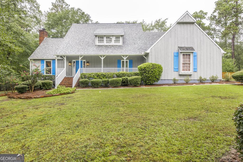 Spacious 6-Bedroom Retreat in Pineworth at the Lake. Welcome to your dream home in the serene and family-friendly Pineworth at the Lake subdivision! This spacious 6-bedroom, 3-bath beauty offers the perfect blend of comfort, elegance, and lake lifestyle with community boat launch access to Lake Tobefoskee of, where boating, fishing, and lakeside fun await just minutes from your doorstep. Primary suite with en-suite bath conveniently located on the main level. Five additional bedrooms upstairs ideal for growing families or guests. Elegant living room with hardwood floors and cozy fireplace. Formal dining room with hardwood floors perfect for hosting holiday dinners. Eat-in kitchen that flows into a warm and inviting family room with a second fireplace your go-to spot for movie nights and game days Outdoor Oasis features fenced-in backyard for privacy and pets. Large deck ideal for entertaining, grilling, or unwinding with a good book. In-ground pool for refreshing summer fun and weekend relaxation, Enjoy Lake Life with easy access to Lake Tobesofkee via the community boat launch. Spend weekends kayaking, fishing, paddleboarding, or soaking in the sunset by the water. Located in a quiet, welcoming neighborhood with a strong sense of community, this home is a rare find that checks all the boxes for space, style, and recreation. Don't miss out, schedule your private showing today and start living the lake life you've always dreamed of!