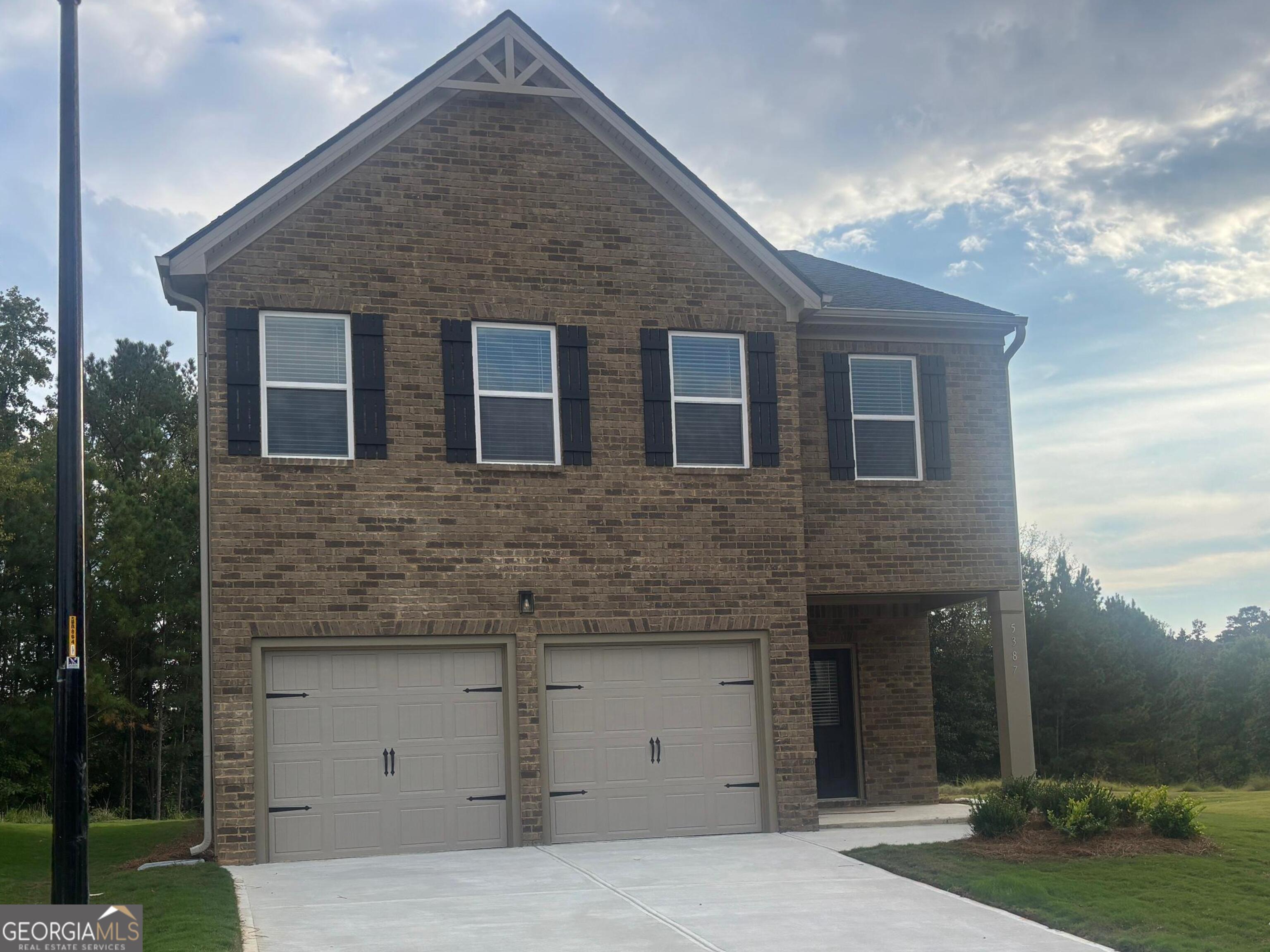 **Home site 37 Under Construction Getting Ready for its new HomeOwner!**You'll love the modern design of the Nottely Plan. The large, inviting family room flows into the kitchen and dining area providing the perfect place to unwind or entertain. The primary suite includes a private bath and is tucked away on the second level offering the perfect peaceful haven. Upstairs you'll also find three additional bedrooms, a full bath, sizable laundry room and loft area. Don't forget to check out the streamlined kitchen and island! full house blinds, granite countertops in the kitchen, LED lighting, Smart Home System features, UV air and surface treatment for HVAC, 1-yr Builder's & 10-yr Structural New Home Warranty, & more. Say goodbye to long commutes! Easy access to South Fulton Parkway, I-85, I-285 and I-75. Creekbend Overlook is located within walking distance of schools, Starbucks, Chic-fil-A, Publix, and several restaurants. 15 minutes from Wolf Creek Golf Course and Library, Hartsfield Jackson Airport, and Camp Creek Marketplace. Contact us to secure your new home today!
