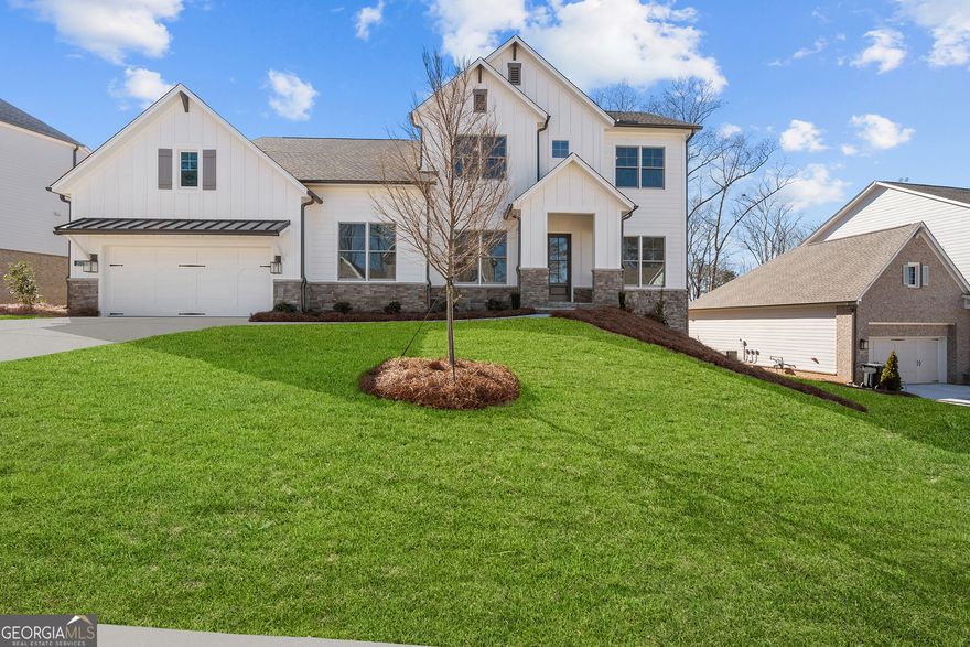 Discover the perfect blend of luxury and comfort tailored for the discerning buyer in this exquisite home. Enjoy abundant natural light streaming through 12 sliding glass doors, creating a bright and inviting atmosphere. The double oven with built-in microwave makes meal preparation a breeze, while the two covered extended rear decks offer a peaceful retreat for relaxation and outdoor gatherings. Find solace in the enclosed study with French doors, providing a quiet space for work or hobbies. The owner's retreat features a super shower for ultimate relaxation. The unfinished basement allows for customization to suit your needs and preferences. The chef's kitchen equipped with a 36C 5-burner cooktop, smart built-in convection double wall oven, pyramid chimney vent hood, and GE cafe beverage center in the butler's pantry. The oversized island is perfect for meal preparation and casual dining. Additional features include a dedicated dining room, breakfast nook, and elegant stone exterior. Embrace the lifestyle you deserve - tours by appointment!  schedule a showing today and make this exceptional home yours.