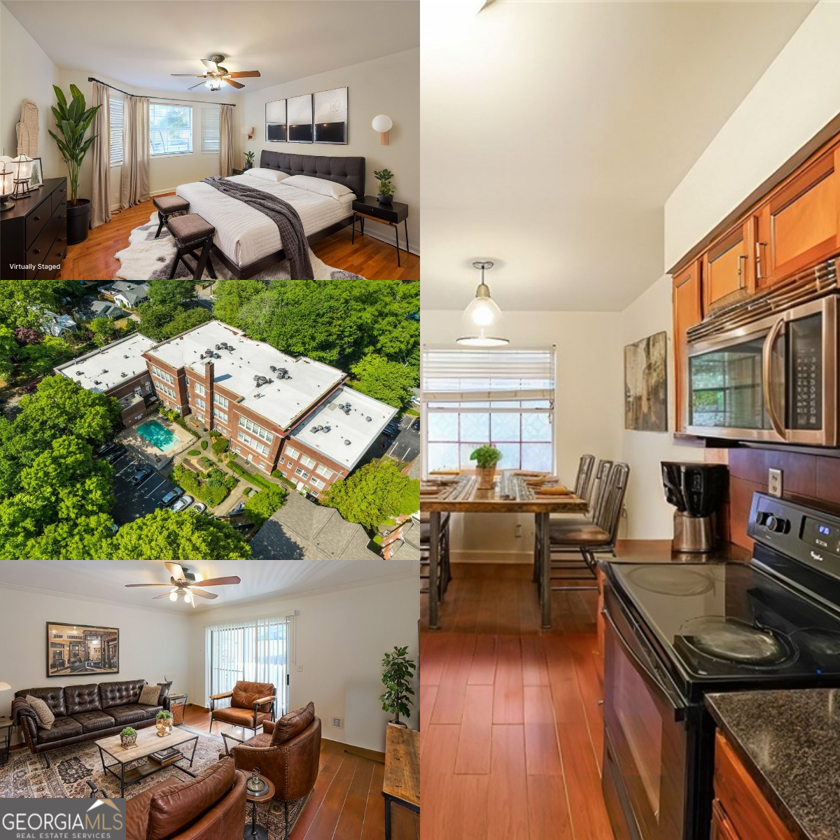 || WALKING DISTANCE TO GA TECH, MARTA, AND ATLANTIC STATION|| BRAND NEW AC/HEATING UNITS INSTALLED IN 2023 || PET-FRIENDLY AREA WITH PARKS AND RECREATION NEARBY || SWIM/TENNIS HOA AMENITIES|| ROOMMATE-FRIENDLY FLOOR PLAN CONDO WITH BAY WINDOWS || ASSIGNED PARKING FOR CONVENIENCE || || NEWER HOT WATER HEATER ** What You'll See ** Step into a bright, welcoming space where natural light pours through bay windows in the bedrooms, creating a cheerful atmosphere throughout. You'll also enjoy views of a beautifully maintained neighborhood just steps away from GA Tech, MARTA, and Atlantic Station, giving you the perfect blend of urban living and greenery. The open kitchen allows for a full view of the cozy family room, ideal for entertaining or relaxing. ** What You'll Hear ** Hear the sounds of community and convenience whether it's the light hum of nearby restaurants and venues or the peaceful quiet of your own condo. With friendly neighbors and a pet-friendly environment, you'll feel connected without the noise of a bustling city. Inside, enjoy the soothing sounds of modern living with brand new AC/heating units installed in 2023, providing a perfect climate year-round. ** What You'll Feel ** Experience the comfort of your home, where brand new AC/heating units ensure that you'll always feel the perfect temperature no matter the season. The roommate-friendly floor plan offers both privacy and connection, making this space ideal for shared living. Outside, FEEL the fresh air as you take a short walk to nearby parks, perfect for both personal relaxation and outdoor fun with your pets. ** What You'll Experience ** Enjoy all the amenities of a dynamic, well-maintained community with Swim/Tennis HOA offerings for active living. With assigned parking, you'll experience the ease of knowing your spot is always available. Plus, you're in the heart of Atlanta, with quick access to the best restaurants, venues, and the city's major arteries, offering both urban excitement and serene home life.