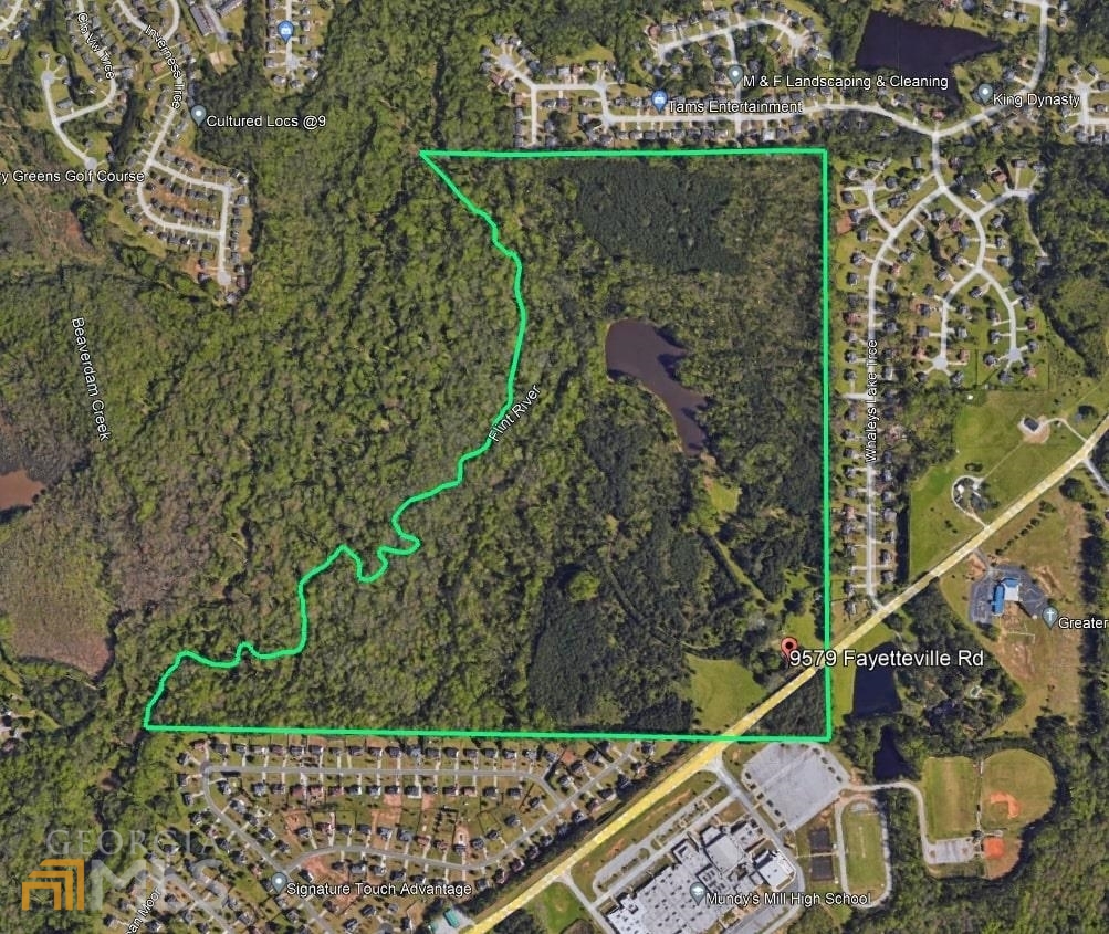 144.45 +/- ACRES IN PRIME LOCATION!! Sewer and utilities in place. Established, Neighboring, communities on each side have road cuts leading into this property. Gentle rolling, High ground, topography. DEVELOPERS AND BUILDERS TAKE NOTE: THIS IS ONE OF THE BEST RESIDENTIAL TRACTS SOUTH OF ATLANTA!! Minutes from downtown Fayetteville, and Jonesboro and walking distance to Mundy's Mill High School. POTENTIAL FOR VERY HIGH DENSITY!!