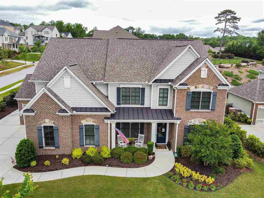 This one-owner home sits on a corner lot with 3 car garage will blow you away. Located in Sterling on the Lake with 4 swimming pools, tennis, playground, walking paths, lake, gym, green areas and MORE. Home South Communities spared no expense when building this beautiful 5 bedroom, 4 full bath GORGEOUS home. Walk in to a beautiful foyer, dining room, office, puppy retreat room, open living room/kitchen, separate breakfast area all with custom trim and 10ft ceilings. The main floor features a large guest room and bath tucked privately away from the main living area.The kitchen features beautiful countertops, large island, gorgeous cabinets, open shelves, beautiful light fixtures, 5-burner gas cooktop, stainless steel appliances and more. Upstairs has an additional 4 bedrooms and an oversized open loftThe Master suite and bath are beautiful, spacious and perfect for all your needs. When you're finished trying to figure out if Joanna Gaines has decorated this home, step out back to your oasis. Covered large patio featuring a fireplace and perfect area for your entertainment needs. Fenced in backyard and plenty of room for your endless activities. Caution Pets-See private remarks.