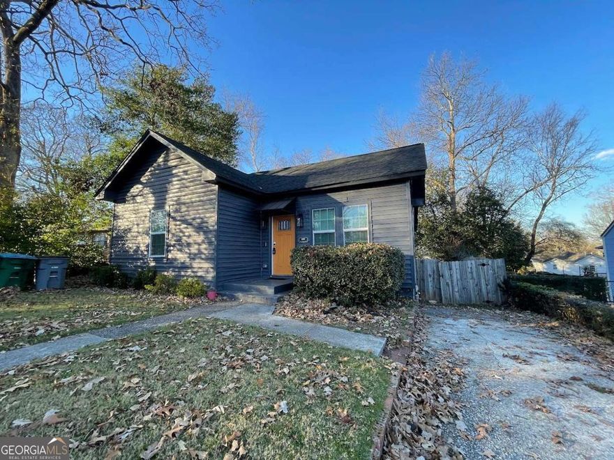 Recently renovated!!! Conveniently located near Hartsfield Jackson Airport and easy access to downtown Atlanta. This 2 bed, 2 bath bungalow style home has LVP flooring throughout with NO CARPET in sight. Boasting an updated open kitchen with white cabinetry, stainless steel appliances, a farm sink, stone counter tops and an island to match. Settle into a warm living room with plenty of light. The primary bedroom has a sliding barn door giving it a modern feel and a full bathroom with a tub/shower combo. The secondary bedroom doesn't fall short with access to another full bathroom featuring decorative tiling in a stand up shower with built-in niche. Take advantage of the best of both worlds when entertaining guests on the back deck surrounded by lush greenery giving you a suburban feel while still being close to the city. Close to downtown Hapeville with access to restaurants and retail. **DO NO DISTURB TENANTS!!!**