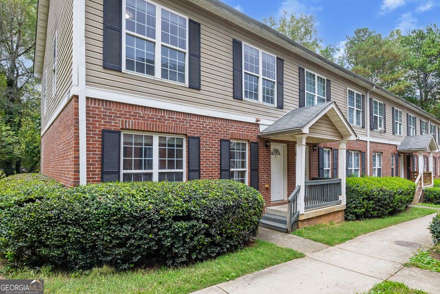 This updated 4-bedroom, 3-bath end-unit condo sits just a few miles from Marietta Square and Kennesaw Mountain. Fresh paint, new LVP flooring, and modern lighting and fixtures create a warm, inviting feel. On the main level, you'll find a bright kitchen with a stainless steel oven, brand-new dishwasher, and pantry, along with an open living and dining area and a spacious primary suite with a private bath. Upstairs offers three additional bedrooms, two full baths, and a laundry room. With no HOA restrictions, move-in ready condition, and a prime location, this home is also an excellent rental opportunity.