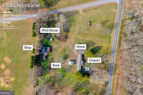 2359 Wesley Chapel Rd./0 McGee Fitzpatrick RD Danielsville GA 30633