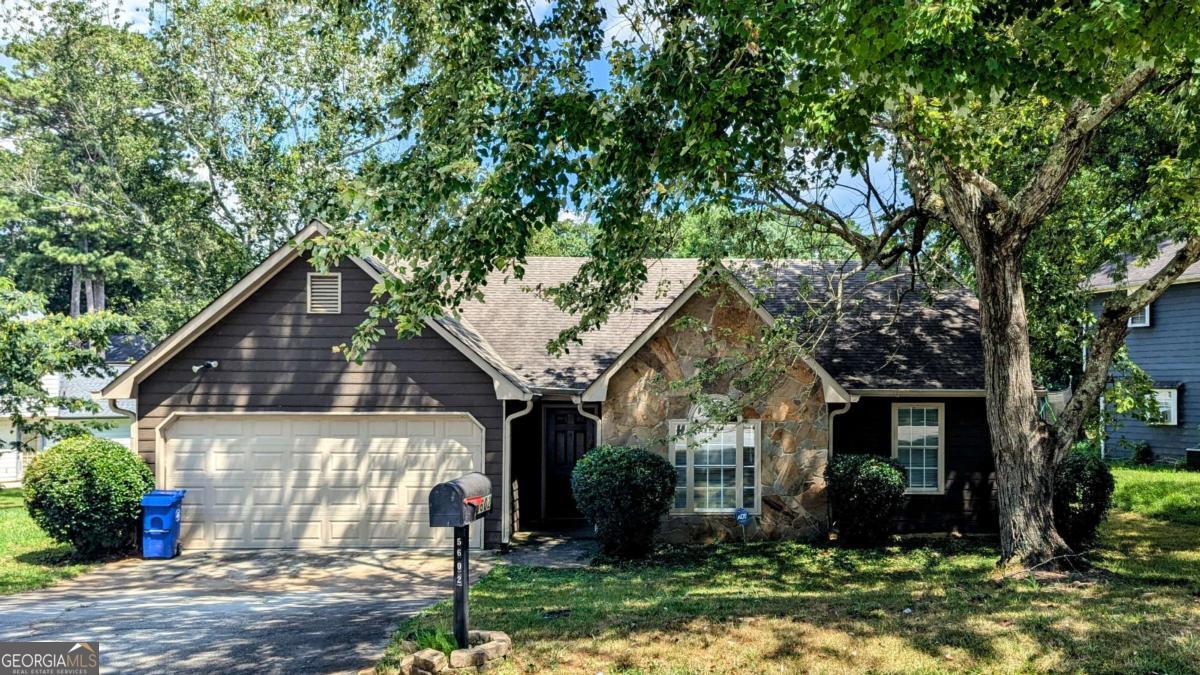 This 3-bedroom, 2-bath ranch offers a comfortable one-level layout with a bright, open living area featuring vaulted ceilings and a cozy fireplace. The kitchen includes ample cabinet space, stainless steel appliances, and access to the back patio. The primary suite has a tray ceiling, walk-in closet, and an en-suite bath with a separate tub and shower. With a 2-car garage and conveniently located in a quiet neighborhood near schools and shopping, this home is ready for its next owner! Agents: Please read private remarks/look at the offer guidelines in docs before calling, it should answer all questions you have.