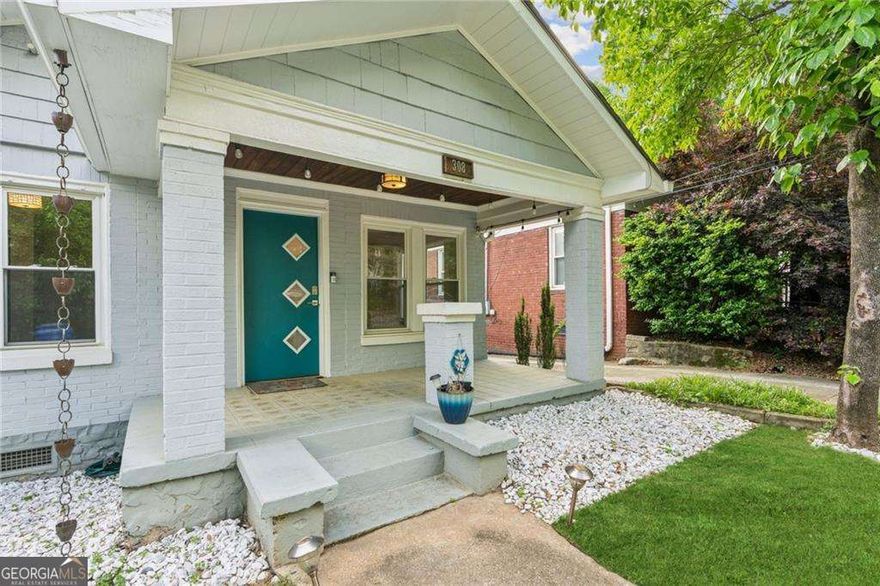 Here's your chance to own a beautifully renovated, move-in ready home in Atlanta's vibrant East Atlanta Village. This home offers quality, style, comfort and location at an exceptional value. This light-filled bungalow features an open floor plan with refinished hardwood floors, designer lighting, and thoughtful upgrades throughout.The modern chef's kitchen is the heart of the home, showcasing quartz countertops, custom cabinetry, a gas range, and stainless steel appliances. The renovated bath offers contemporary fixtures and designer tile, while three bedrooms on the main level provide flexible options for guests, a home office, or a cozy retreat. Step outside to a large, fenced backyard-perfect for cookouts, playtime, or relaxing evenings under the trees. Just a half mile from East Atlanta Village's popular shops, restaurants, and nightlife and zoned for award-winning Burgess-Peterson Academy, this home delivers exceptional intown living.