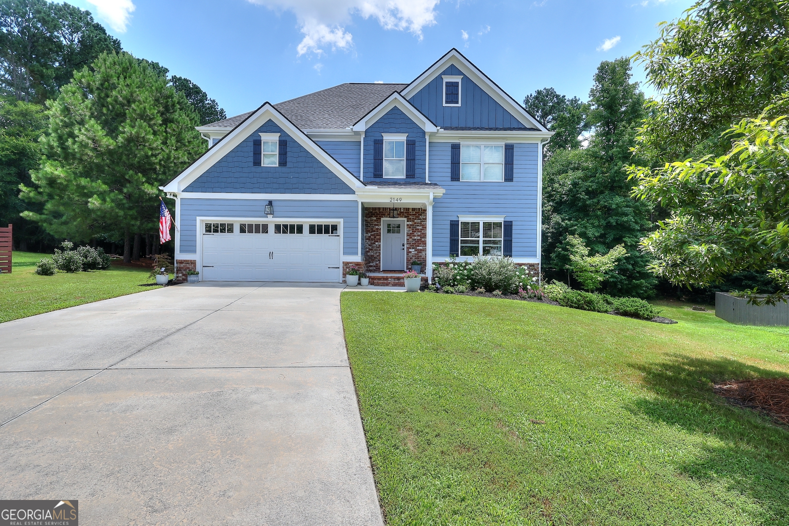 Built in 2016 this home is located in the Sharon Elementary School District. Inside you will find a foyer that leads to the living room and kitchen. There are hardwoods throughout the main living area and newer carpets throughout the remaining areas of the home including upstairs in the bedrooms. The kitchen has granite countertops, tile back splash, along with stainless steel appliances. The living room has a wood burning fireplace. Check out the back deck that is private and great for relaxing and entertaining guest. Downstairs you will find a completed bonus room to use as a work out room or theater room. The basement is stubbed for a bathroom. The remaining area of the basement is used for storage with an exterior door entry. Call for more information or to schedule a showing. This home is priced to sell. Also be sure to check out our 3d tour online.