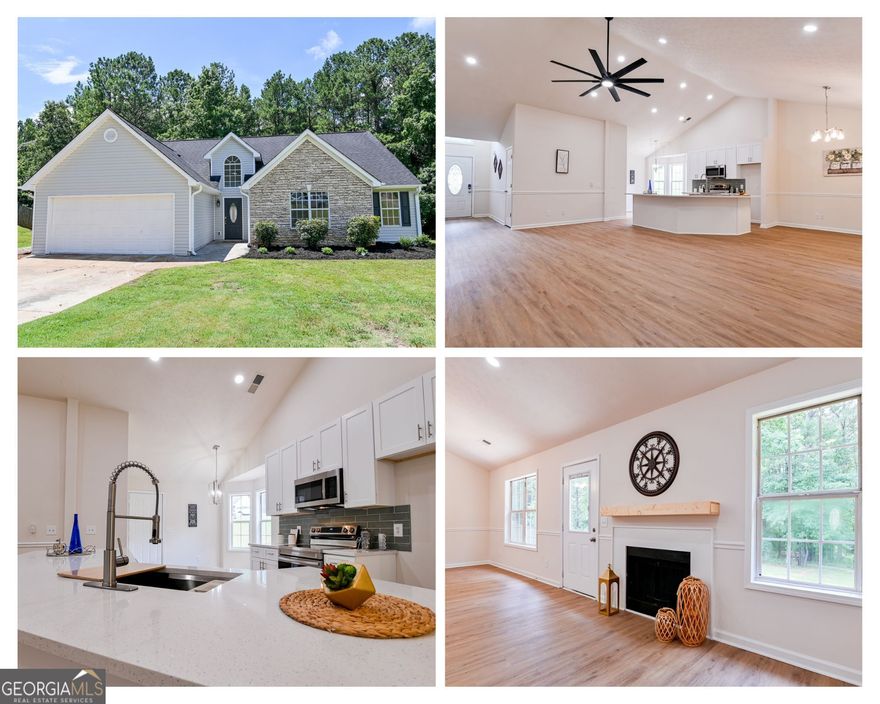 4 BEDROOMS RANCH!!  Beautifully renovated and featuring a BRAND-NEW kitchen, new FLOORING, new HVAC system, new WATER HEATHER, new QUARTZ  countertops, new modern LIGH FIXTURES, and all-new APPLIANCES!   This beautifully renovated home boasts a modern open floor plan that's perfect for family gatherings and entertaining friends. With four spacious bedrooms, it offers the ideal setup for a large family, guest space, or a comfortable home office.    Enjoy the private backyard, perfect for outdoor entertaining, and take advantage of the long driveway with plenty of parking. Natural light fills every room, creating a bright, warm, and inviting atmosphere throughout.    Located in a charming neighborhood with no rental restrictions, this is a fantastic opportunity for both homeowners and investors. You're going to love this property! NO RENTAL RESTRICTIONS