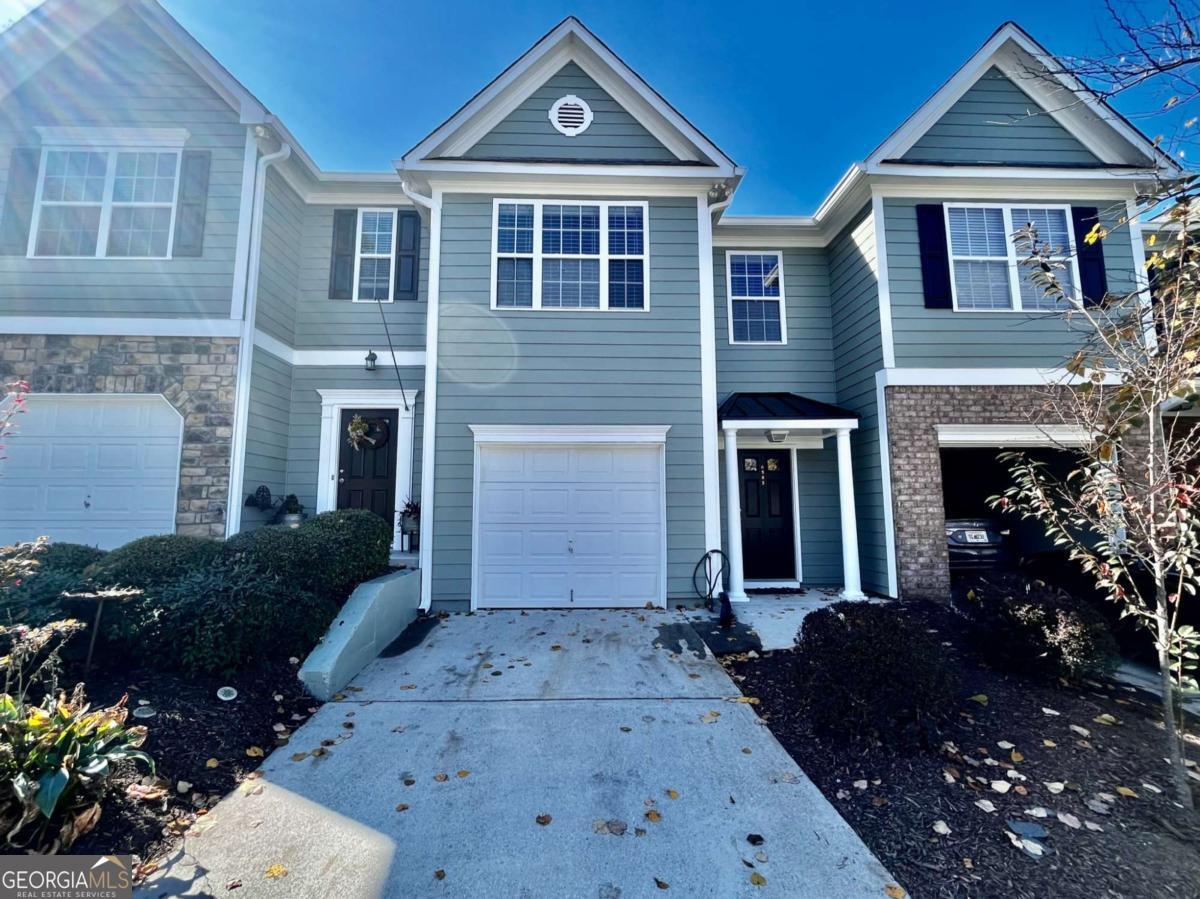 Move-in Ready, Renovated Townhome w/ Garage! WALK to Lake Lanier Safe Harbor Hideaway Bay, Fish Tales Restaurant, Flowery Branch Park on the lake, and Downtown Flowery Branch w/ more shops & restaurants. Just 1.4 miles from 985 for easy commuting north or south. Newer Stainless Steel Samsung Appliances in Kitchen - including refrigerator. Recently Painted throughout entire home. LVT on Main Level and all New Carpet Upstairs replaced in 2023. Carpet professionally cleaned July 2025. New Modern light fixtures in every room. Open Living Space includes Separate Dining Room/Office, Living Room with fireplace, and Kitchen Island. Patio has privacy fencing on 2 sides and includes patio furniture. Pets Negotiable. 12-Month lease minimum. Tide Water Cove is a 2-Car per unit neighborhood. There are 2 guest parking areas. Minimum requirements: 700 Credit Score and Income equal to 3x the monthly rent.