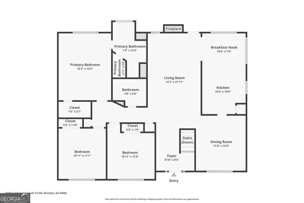 Photo of 2129 Cumberland Creek Trail SW, Marietta, GA 30008 (MLS # 10677697)