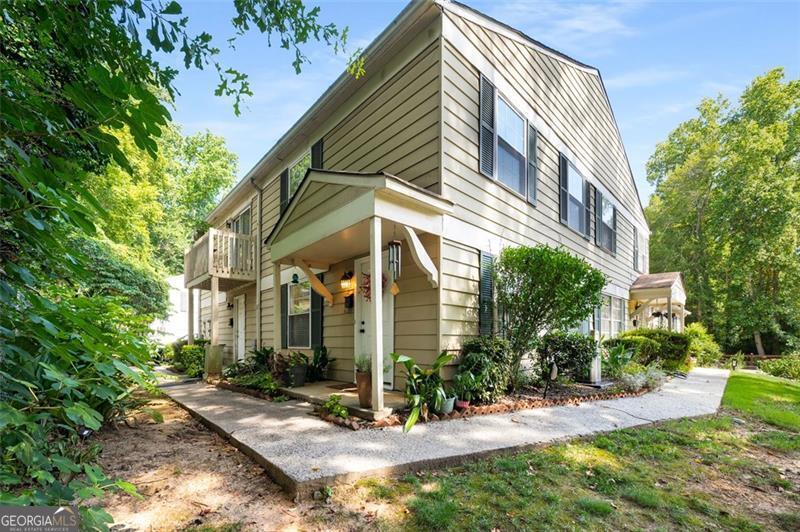 Discover this beautifully updated 2-bedroom, 1-bath condo tucked away in a quiet, private setting-just minutes from the vibrant Marietta Square. Enjoy the perfect blend of modern comfort and serene outdoor living in this move-in ready home. Step inside to find a brand-new kitchen featuring sleek finishes and contemporary style, complemented by new flooring throughout the living spaces. All interior doors have been upgraded, adding to the home's fresh and modern feel. The fully remodeled bathroom offers a clean, spa-like retreat. Enjoy your morning coffee or unwind in the evening in the peaceful garden oasis, complete with a cozy sitting area-ideal for relaxing or entertaining. Although secluded from noise and traffic, you're just moments away from dining, shopping, and entertainment options. Whether you're a first-time buyer, downsizing, or looking for an investment property, this condo is a must-see!
