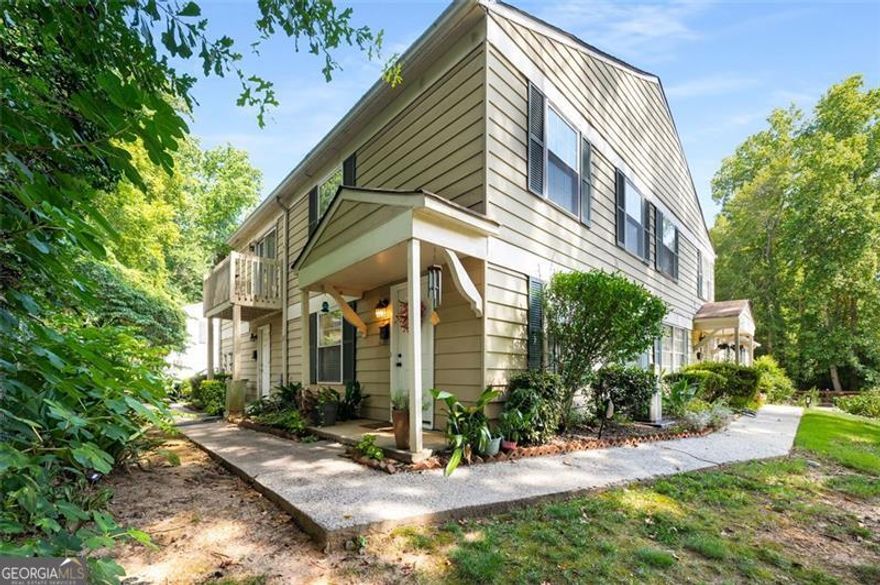 Discover this beautifully updated 2-bedroom, 1-bath condo tucked away in a quiet, private setting-just minutes from the vibrant Marietta Square. Enjoy the perfect blend of modern comfort and serene outdoor living in this move-in ready home.  Step inside to find a brand-new kitchen featuring sleek finishes and contemporary style, complemented by new flooring throughout the living spaces. All interior doors have been upgraded, adding to the home's fresh and modern feel. The fully remodeled bathroom offers a clean, spa-like retreat.  Enjoy your morning coffee or unwind in the evening in the peaceful garden oasis, complete with a cozy sitting area-ideal for relaxing or entertaining. Although secluded from noise and traffic, you're just moments away from dining, shopping, and entertainment options.  Whether you're a first-time buyer, downsizing, or looking for an investment property, this condo is a must-see!