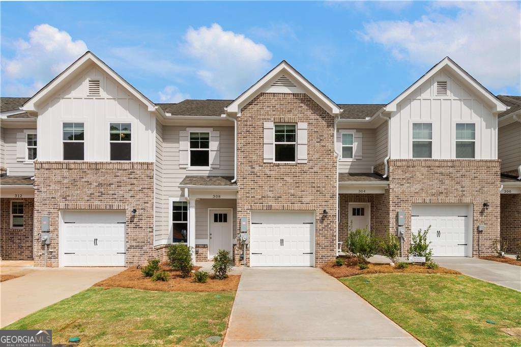 Welcome home to Avery Landing, a charming community by DRB Homes located in the highly sought-after area of McDonough! Every detail has been thoughtfully designed in this beautiful single-family townhome featuring a striking exterior and stylish finishes throughout. The spacious Annalise floor plan offers 3 bedrooms, 2.5 bathrooms, a versatile flex room, and an open-concept main level ideal for everyday living and entertaining. The chef-inspired kitchen showcases a large island with quartz countertops, beautifully painted cabinetry, and a generous walk-in pantry. Upstairs, retreat to the elegant owner's suite complete with a cozy sitting area, oversized walk-in closet, double vanities, and a tiled shower. All appliances are included-stainless steel side-by-side refrigerator, range, microwave, dishwasher, and white washer and dryer. Enjoy added convenience with a one-car garage with opener and a private patio perfect for relaxing outdoors. Photos are of a decorated model. Schedule your visit today and discover the perfect blend of comfort, space, and style at Avery Landing! Please note: If the buyer is represented by a broker/agent, DRB REQUIRES the buyer's broker/agent to be present during the initial meeting with DRB's sales personnel to ensure proper representation.