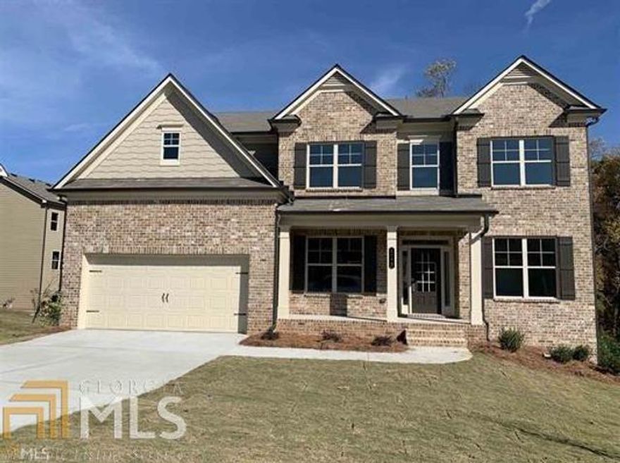 Brunswick-II This beautiful 5 bedroom, 4 bath home is on a full daylight basement. Front door opens to a 2 story foyer. Open floor plan features a formal living room / office and a separate dining room. Coffered ceiling and cozy stone fireplace with wood mantle in the family room. Gourmet kitchen complete with granite countertops, oversized island with bar stool seating, stainless steel cooktop, microwave, oven and dishwasher. White cabinets and beautiful tile backsplash complete the look. Large walk in pantry and mud room with cubbies. The downstairs bedroom connects to the bathroom for the perfect guest suite. Step up into the open rail media room. Great spot for your family to get together and play games, watch tv or just relax. Fabulous master suite with trey ceiling and double doors that lead into the bath. Luxurious 7 foot file shower, granite countertops, double bowl sinks and a huge walk in closet. 2 bedrooms share the hall bath and the 3rd upstairs bedroom has a walk in closet and private bath. Relax on the covered deck with fireplace and tv hookup. Wonderful outdoor living space on a large wooded lot. Walk from your home into Little Mulberry Park at the back of the neighborhood. Great park with 890 acres of fun! Lakes, hiking trails, playgrounds and pavillions. Must see! Great January Incentives! See agent for details. Close in 30 days.